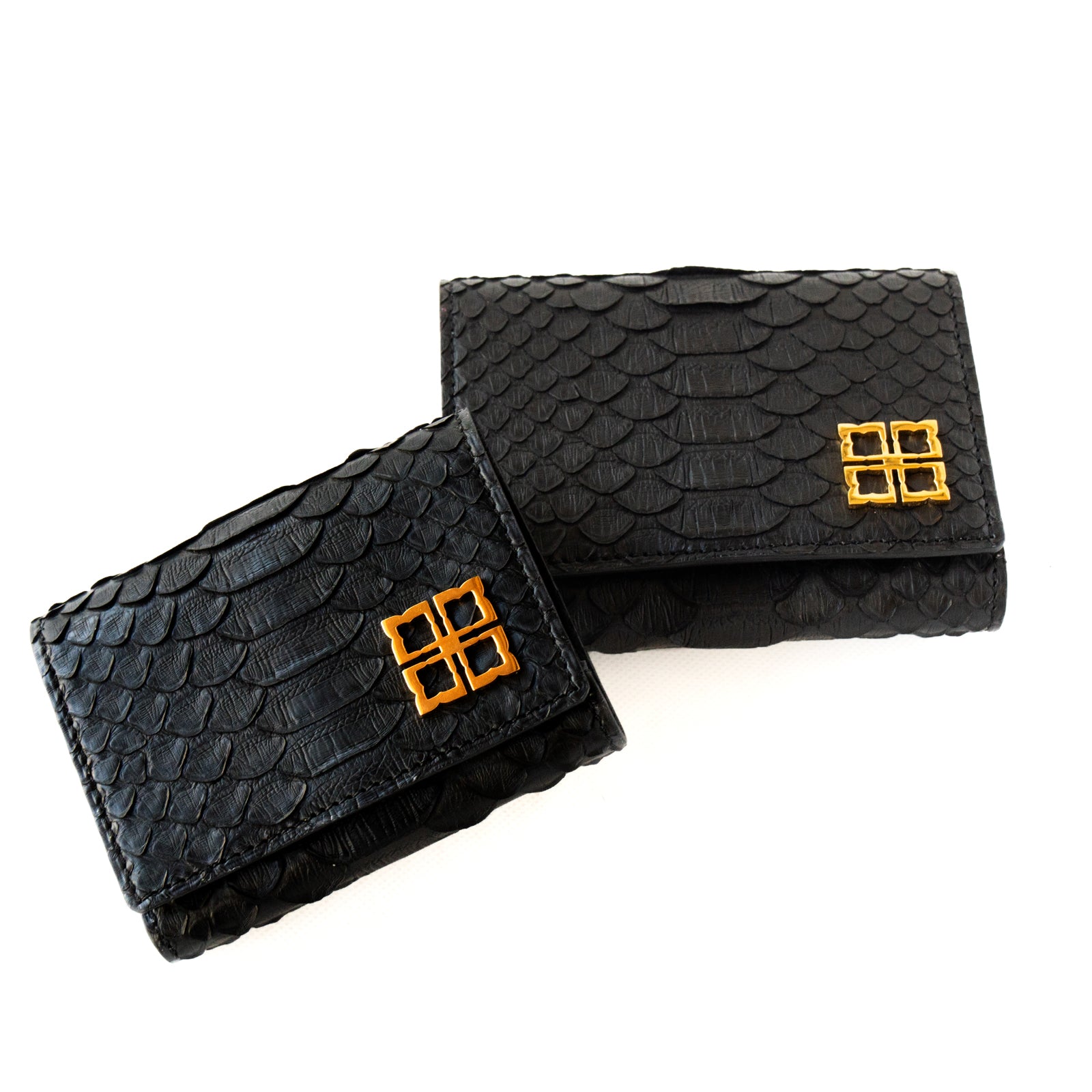 [Made to order 9/13 (Fri) - 9/23 (Mon)] Handy Wallet Opera Lily Color Python / Black