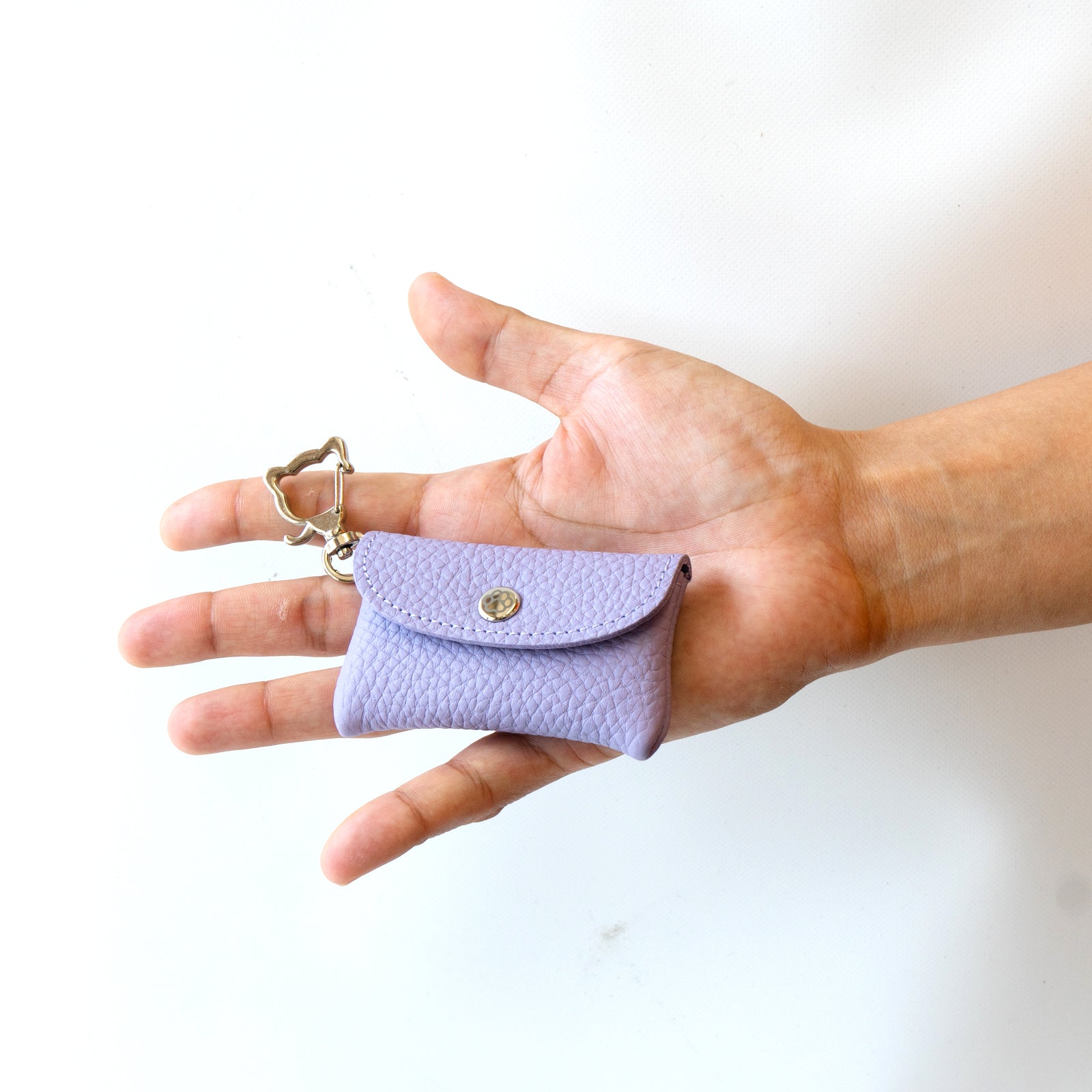 [8/8 (Thu) International Cat Day - One-day only pre-order sale] Flap Keyring - Furnya Nano Cuir Mache / Lavender