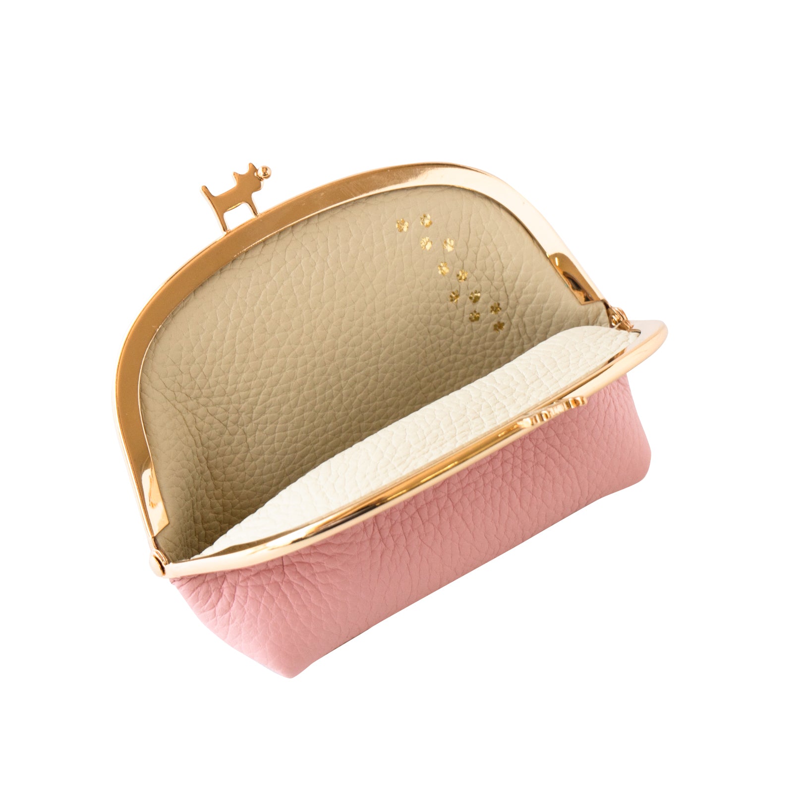 [8/22 (Thu) One-day only, pre-order sales] Nyamaguchi pouch Cuir Mache / Sakura pink