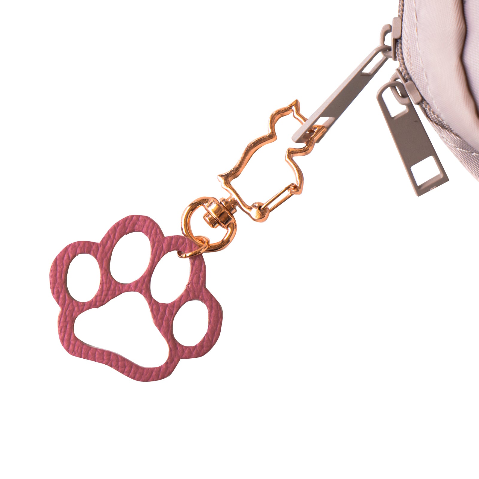【8月限定・にゃつまつり】【数量限定】】保護猫チャリティー ロゴスクエアポーチ  /  グレージュ