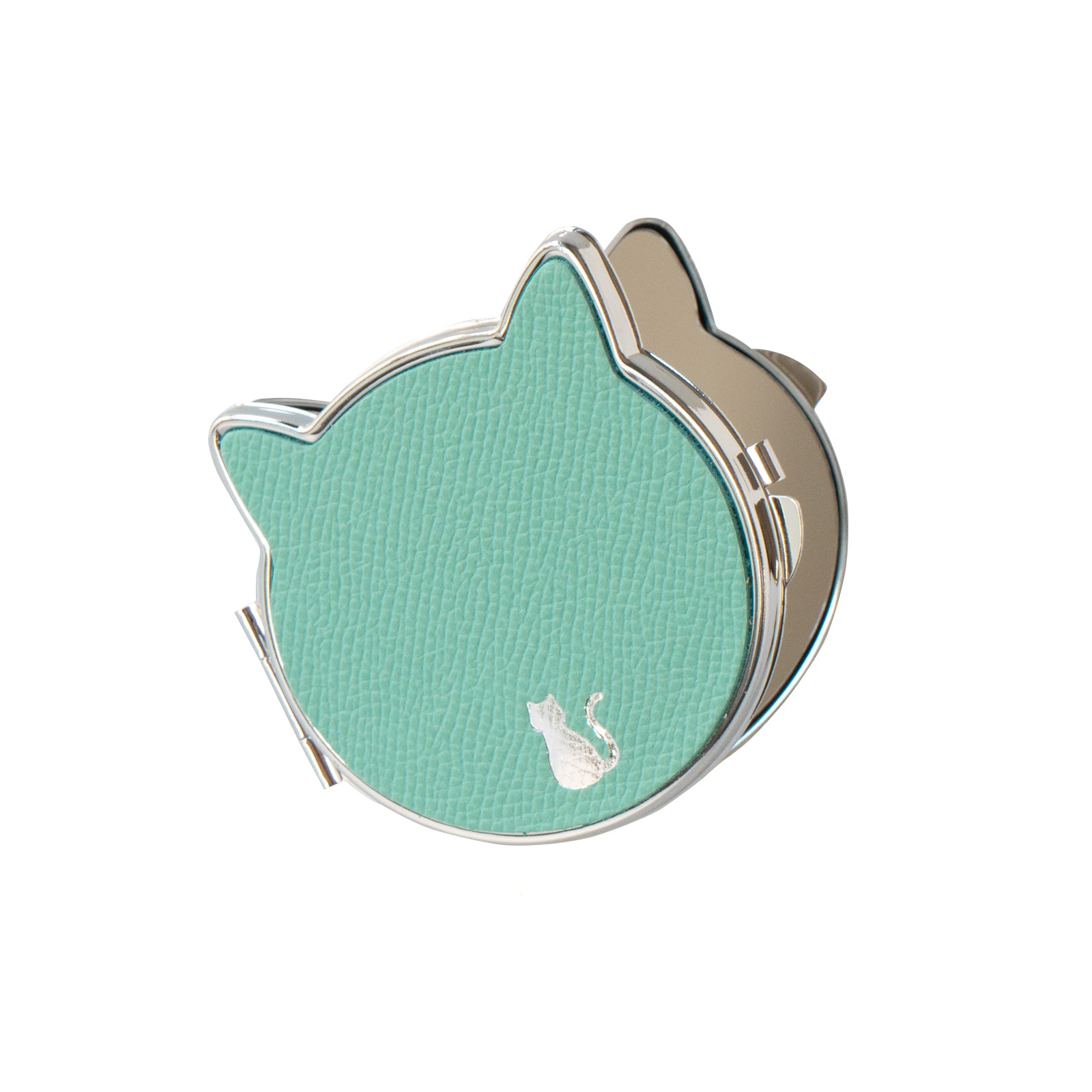 [8/22 (Thu) One-day only, pre-order sales] Nyanpakuto Mirror Veau Epsom / Tiffany Blue