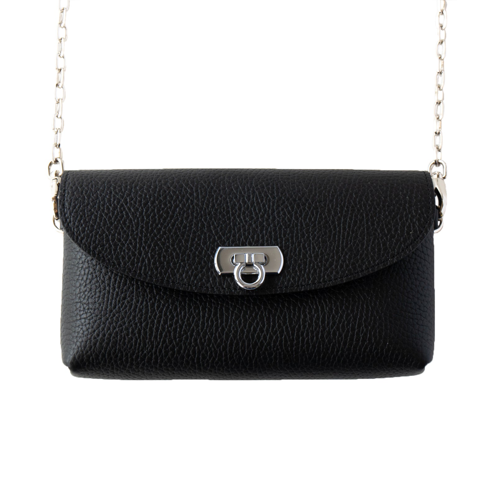 [Made to order 9/6 (Fri) - 9/16 (Mon)] Fleur Million Pochette Cuir Mache / Black 