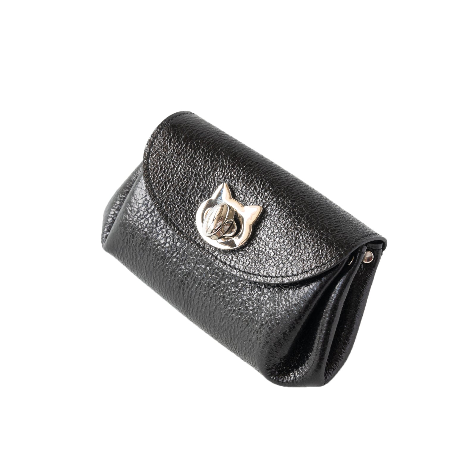 [9/8 (Sun) One-day only, pre-order sale] Shell pouch CAT Prism leather / Black