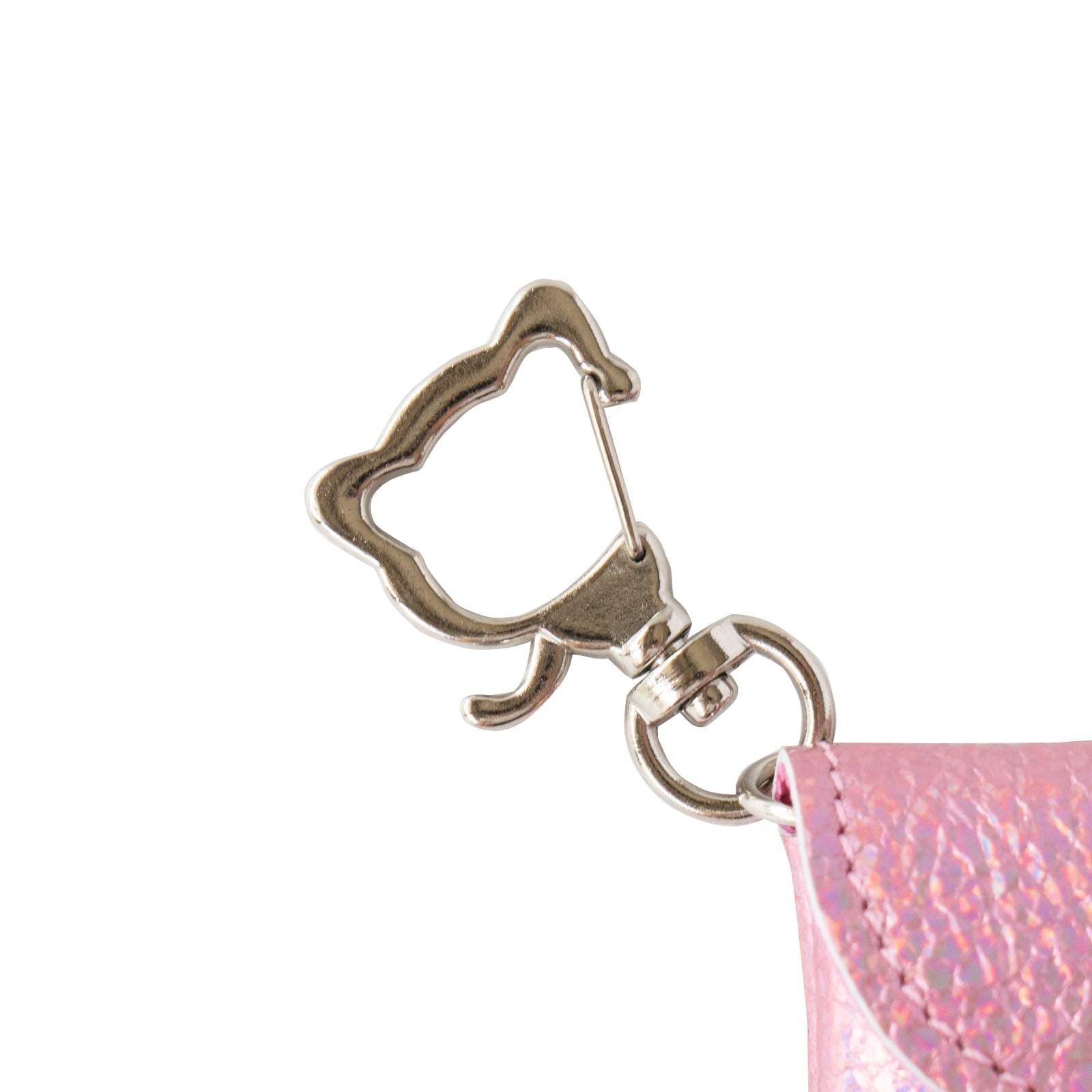 [9/8 (Sun) One-day only, pre-order sale] Flap key ring, Furnya Nano Prism Leather / Aurora Rose