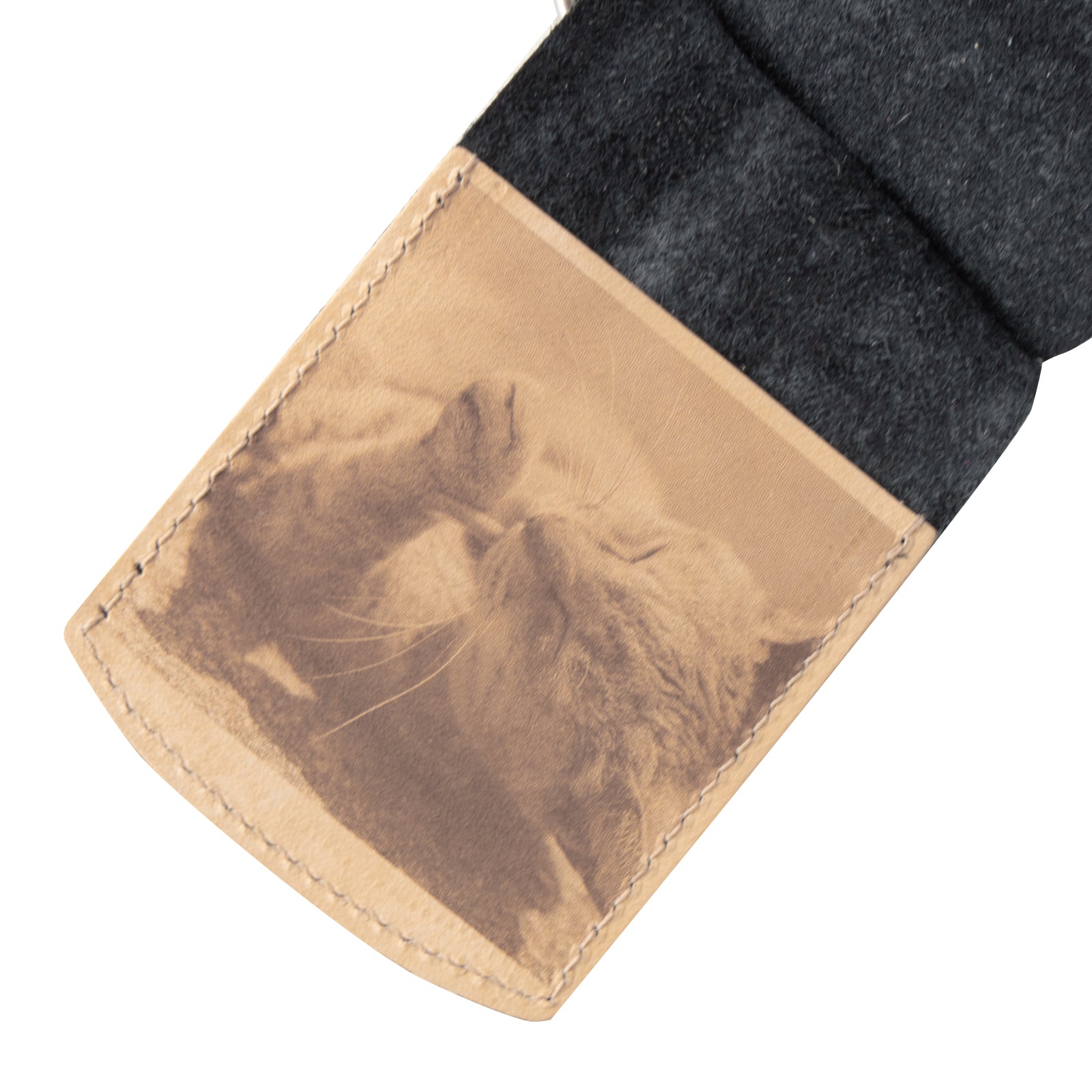 [9/8 (Sun) One-day only, pre-order sale] Nyan PHOTO Pass Case, Veau Epsom / Black