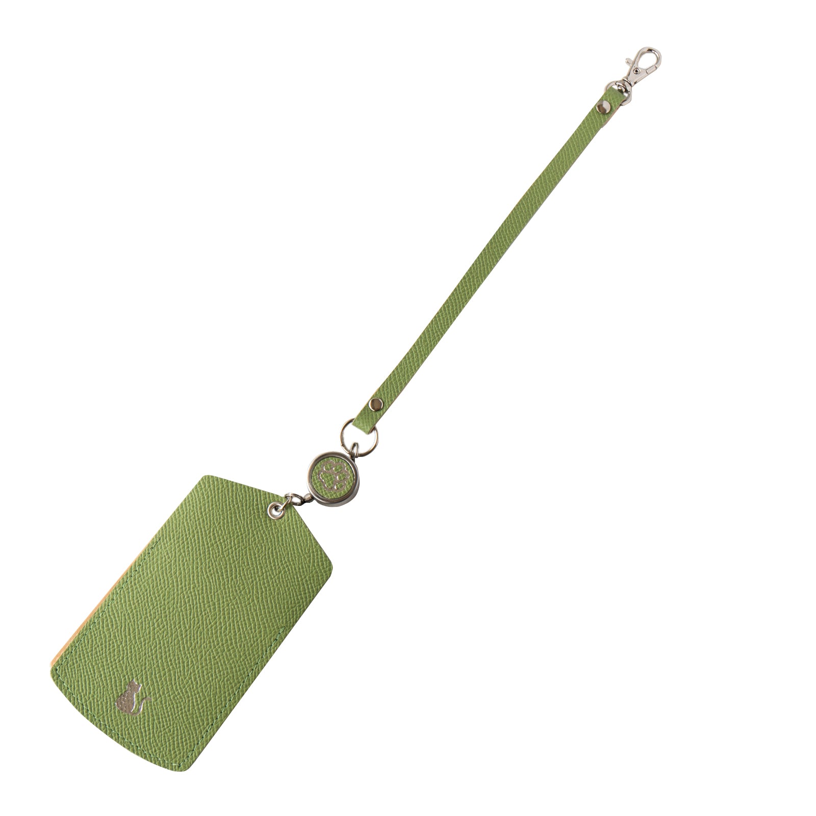 [9/8 (Sun) One-day only, pre-order sale] Nyan Photo Pass Case, Veau Epsom / Pistachio