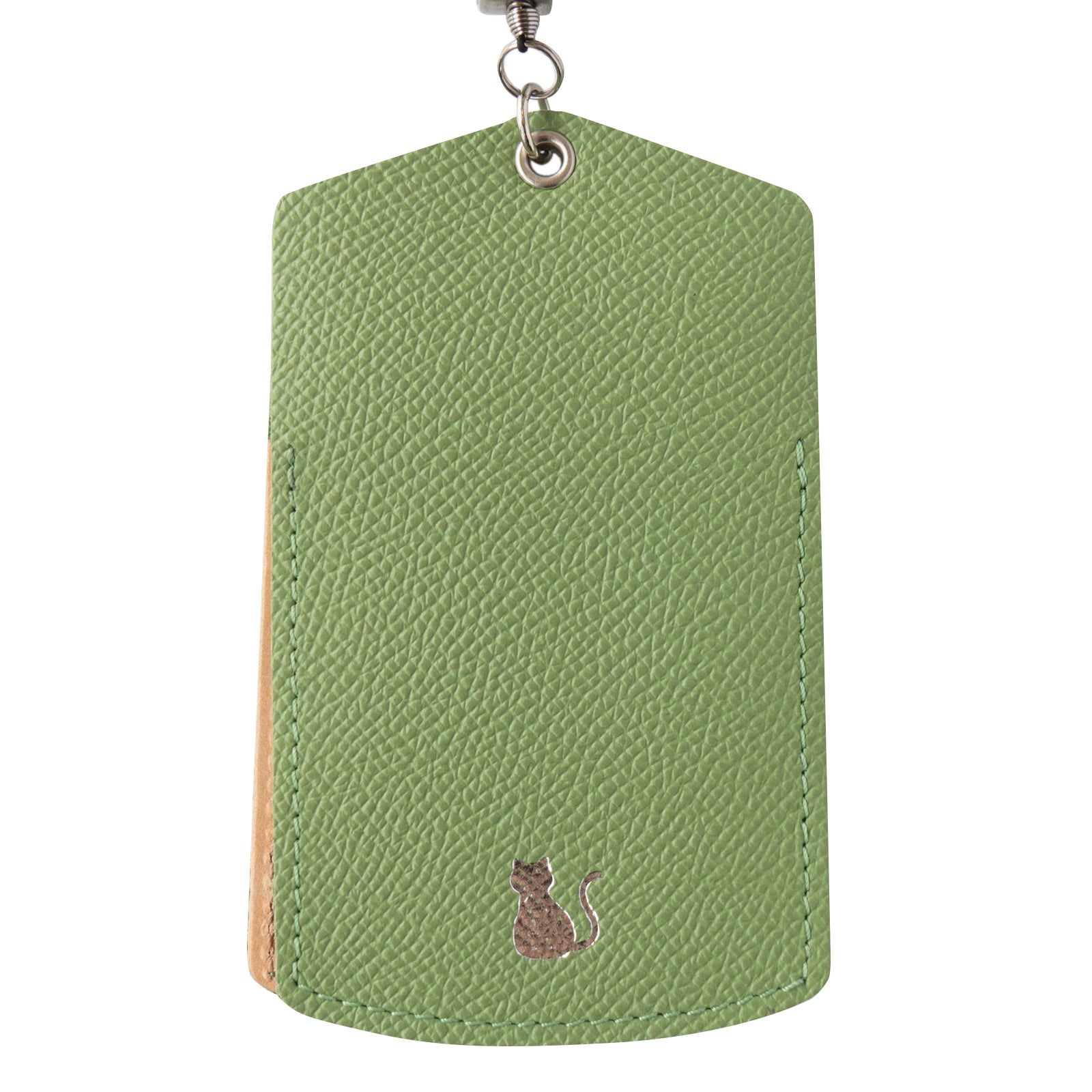 [9/8 (Sun) One-day only, pre-order sale] Nyan Photo Pass Case, Veau Epsom / Pistachio