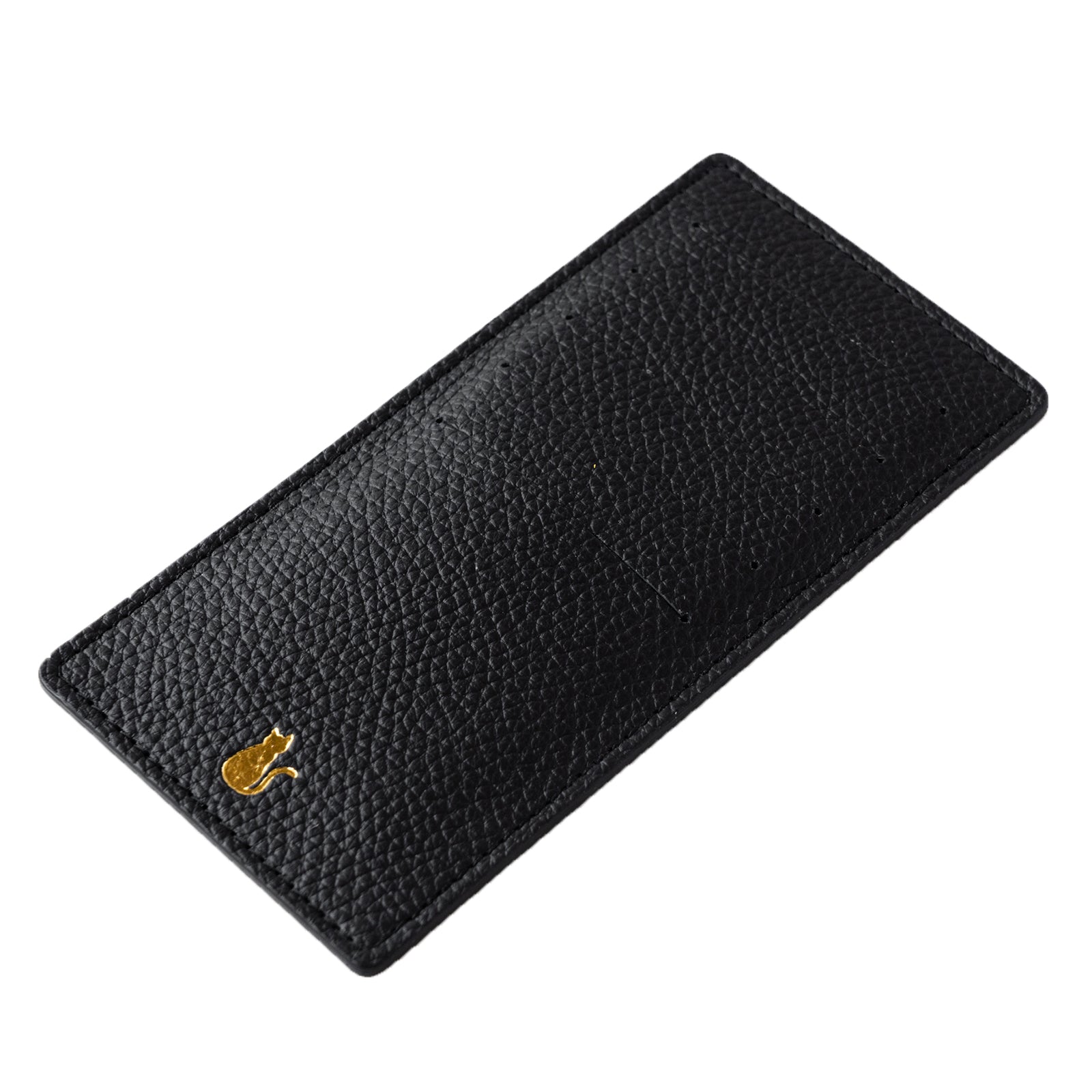【8/15(金)22:00〜追加販売】【8月限定・にゃつまつり】【数量限定】フルーニャロング用インニャーカードケース / ブラック [ゴールド刻印]