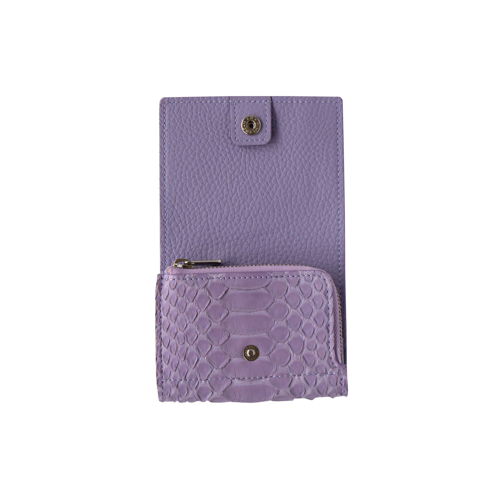 [Made to order 9/13 (Fri) - 9/23 (Mon)] Handy Wallet Opera Lily Color Python / Lavender