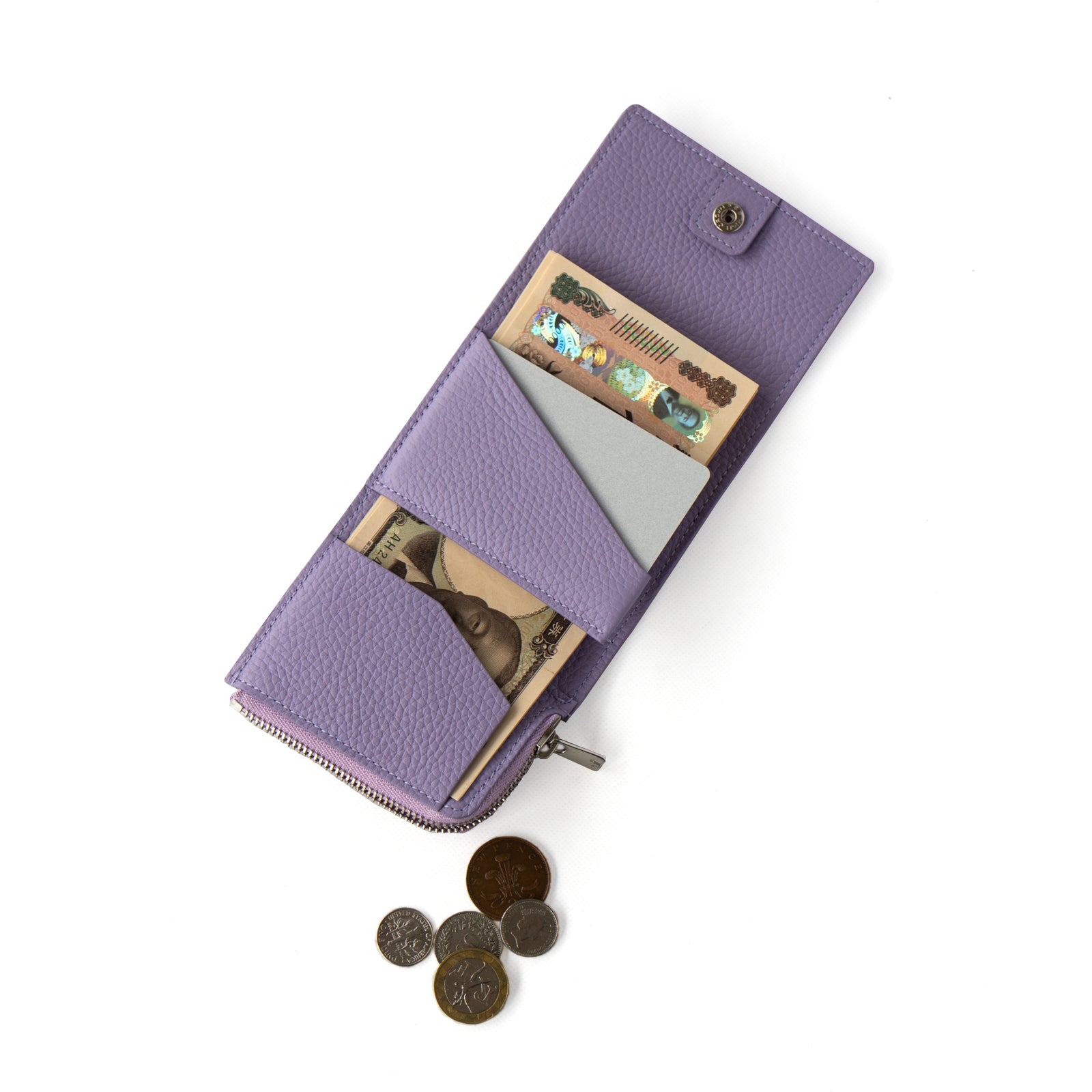 [Made to order 9/13 (Fri) - 9/23 (Mon)] Handy Wallet Opera Lily Color Python / Lavender