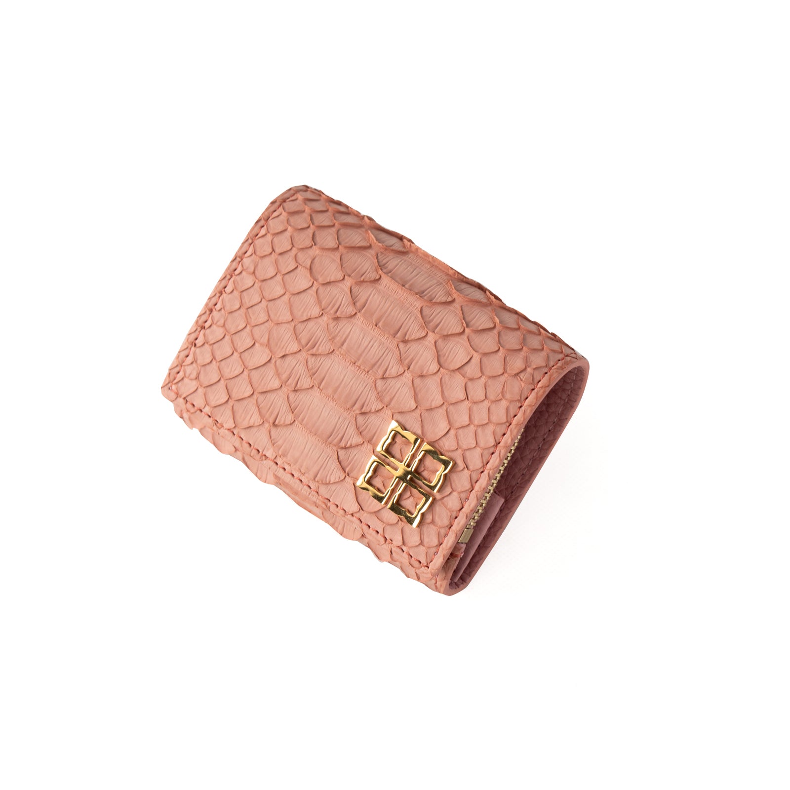 [Made to order 9/13 (Fri) - 9/23 (Mon)] Handy Wallet Opera Lily Color Python / Shell Pink