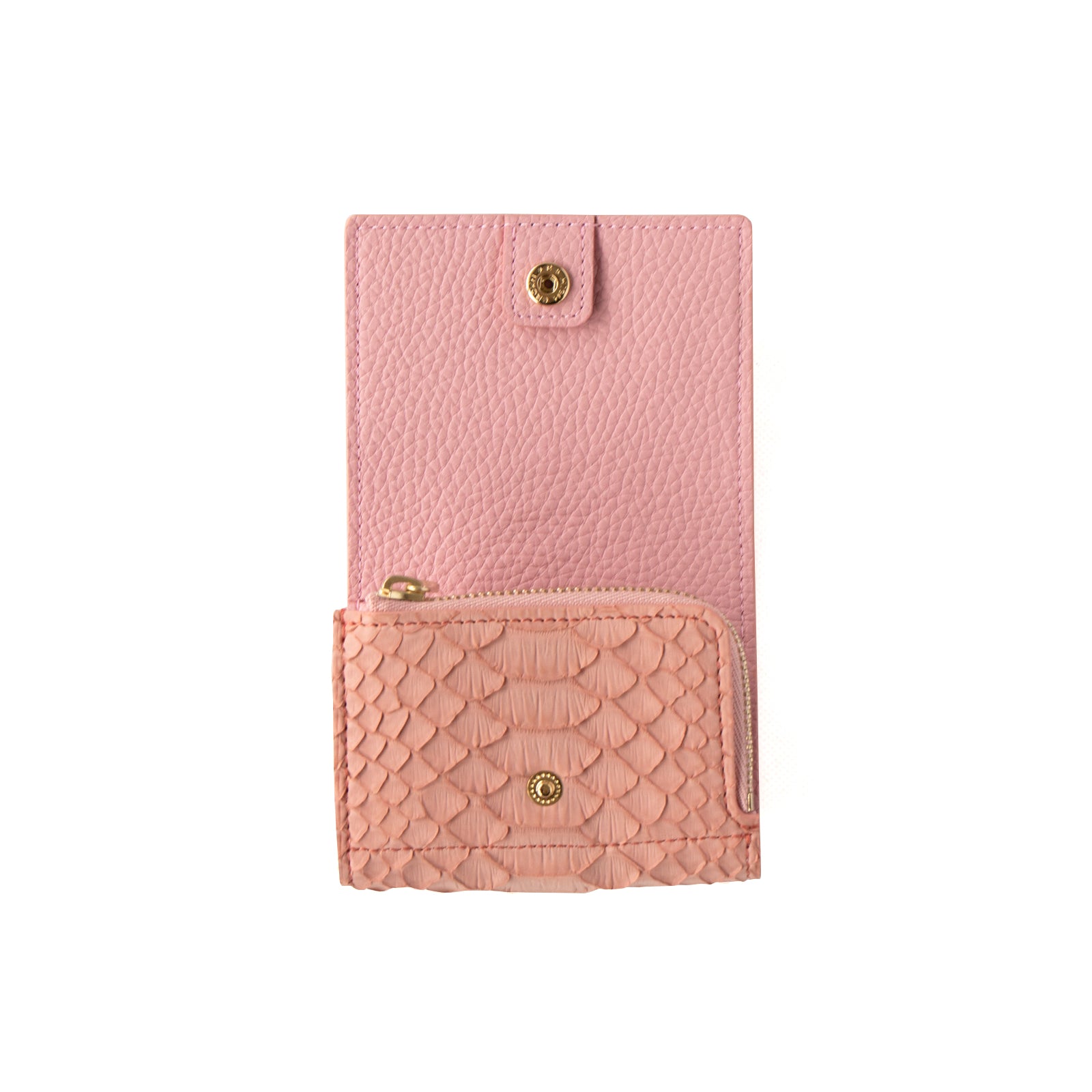 [Made to order 9/13 (Fri) - 9/23 (Mon)] Handy Wallet Opera Lily Color Python / Shell Pink