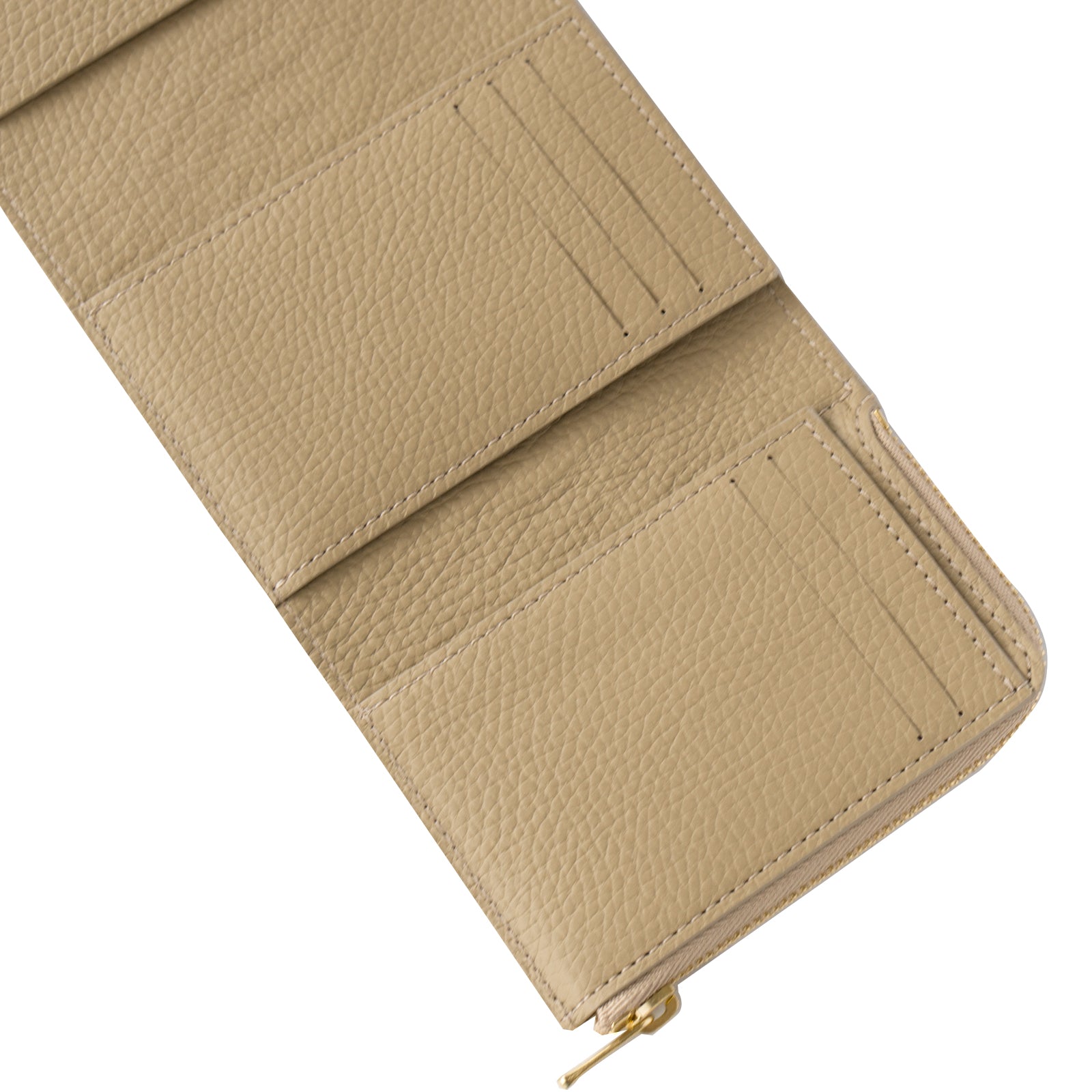 [Made to order 9/13 (Fri) - 9/23 (Mon)] Handy Wallet Opera Lily Grande Foil Python / Gold Beige