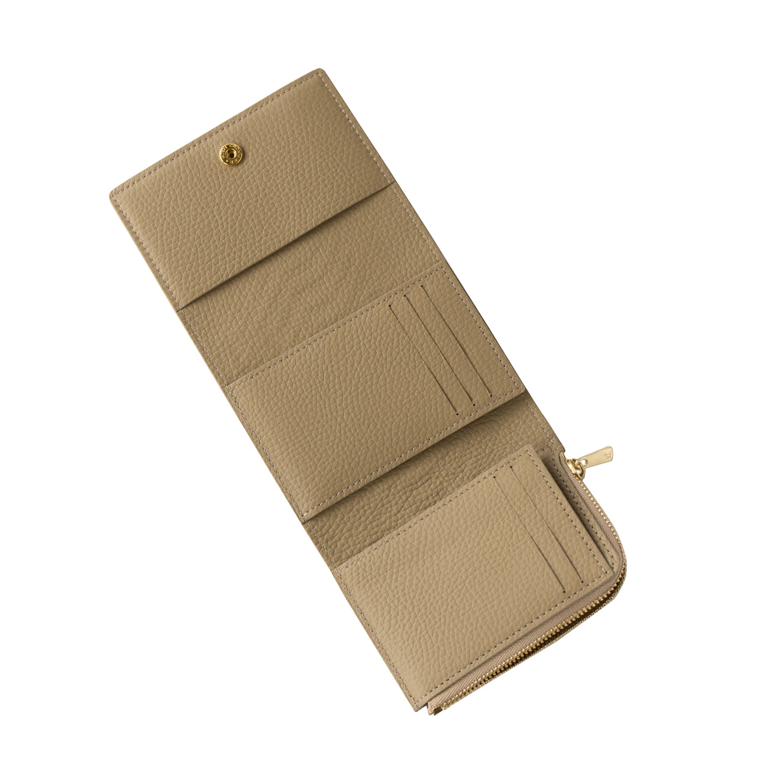 [Made to order 9/13 (Fri) - 9/23 (Mon)] Handy Wallet Opera Lily Grande Foil Python / Gold Beige