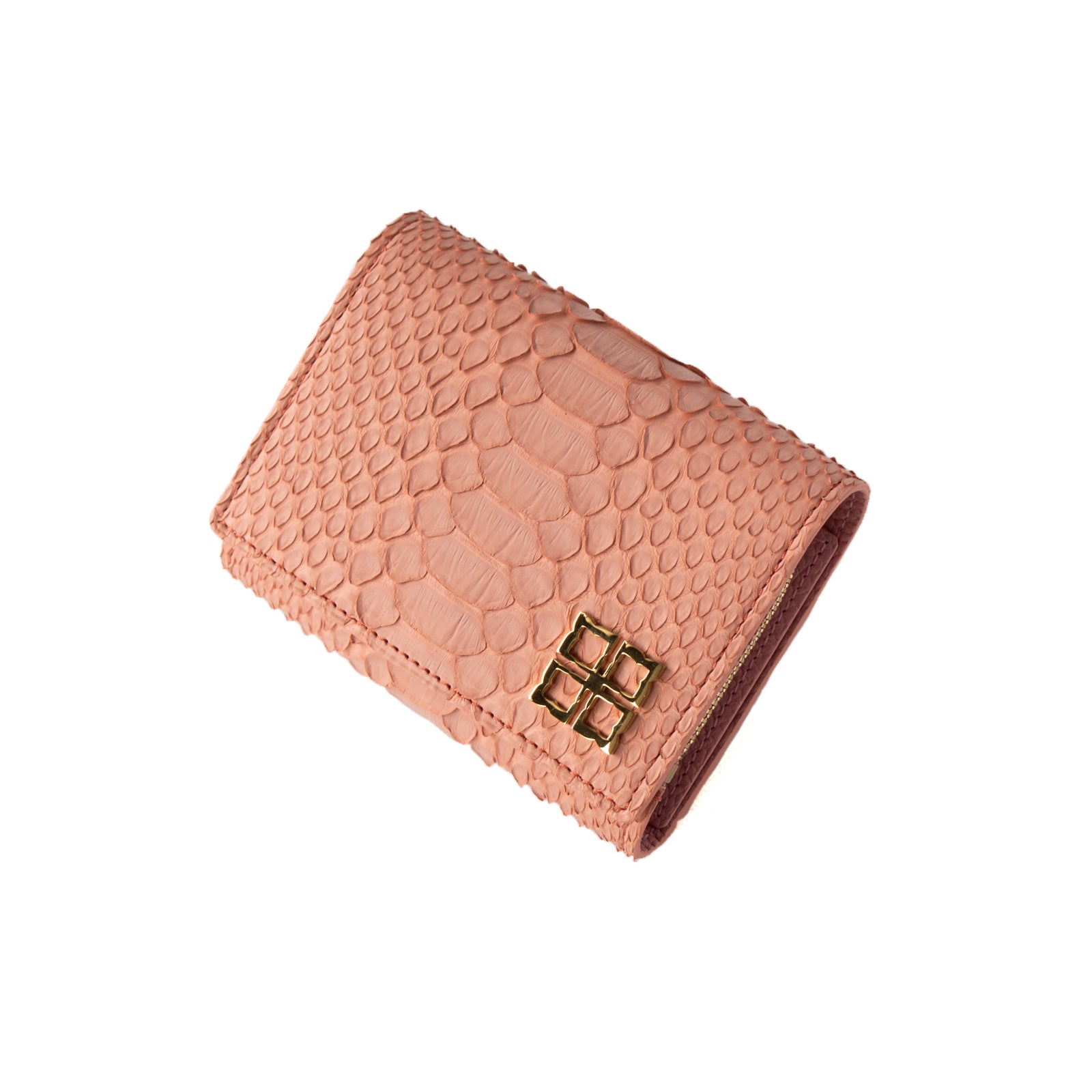 [Made to order 9/13 (Fri) - 9/23 (Mon)] Handy Wallet Opera Lily Grande Color Python / Shell Pink