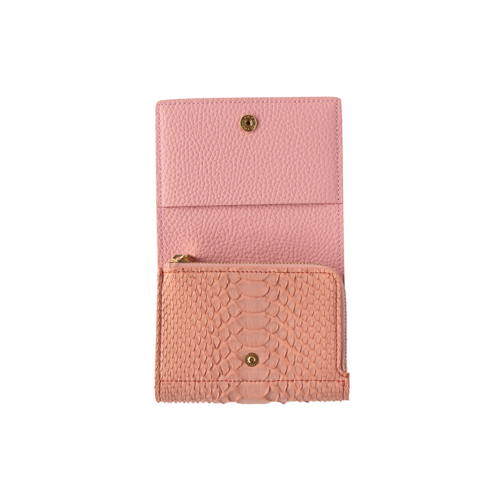 [Made to order 9/13 (Fri) - 9/23 (Mon)] Handy Wallet Opera Lily Grande Color Python / Shell Pink