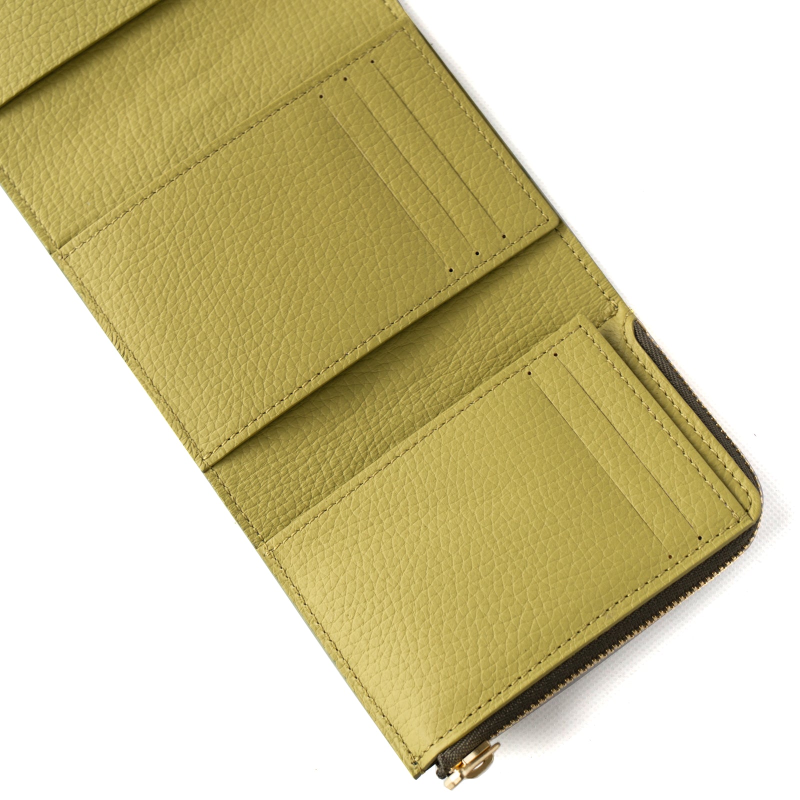 [Made to order 9/13 (Fri) - 9/23 (Mon)] Handy Wallet Opera Lily Grande Color Python / Moss Green