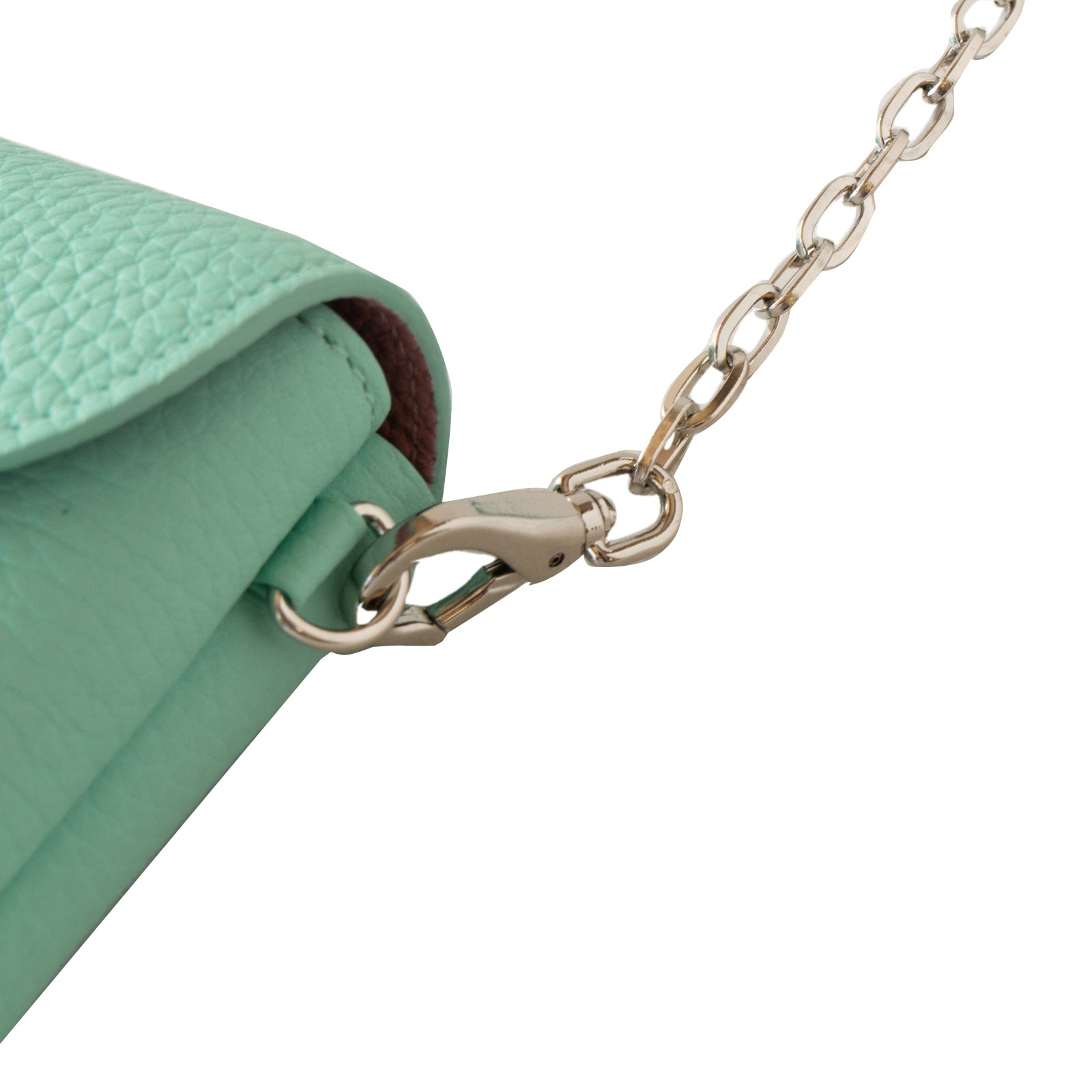 [Made to order 9/6 (Fri) - 9/16 (Mon)] Fleur Million Pochette Taurillon Clemence / Tiffany Blue