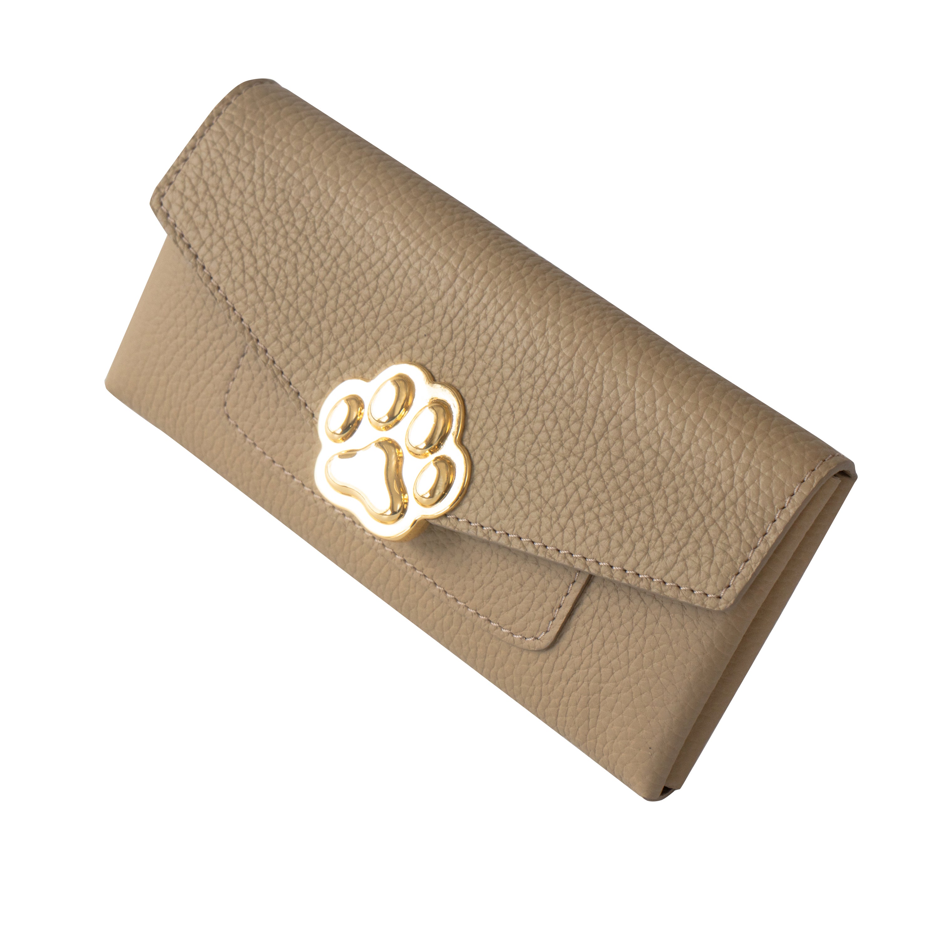 【受注販売：7/24(金)22:00～26(日)】【初回10%OFF】小さなレザーフラップ長財布・ミャウヴェル  /  トゥルティエール