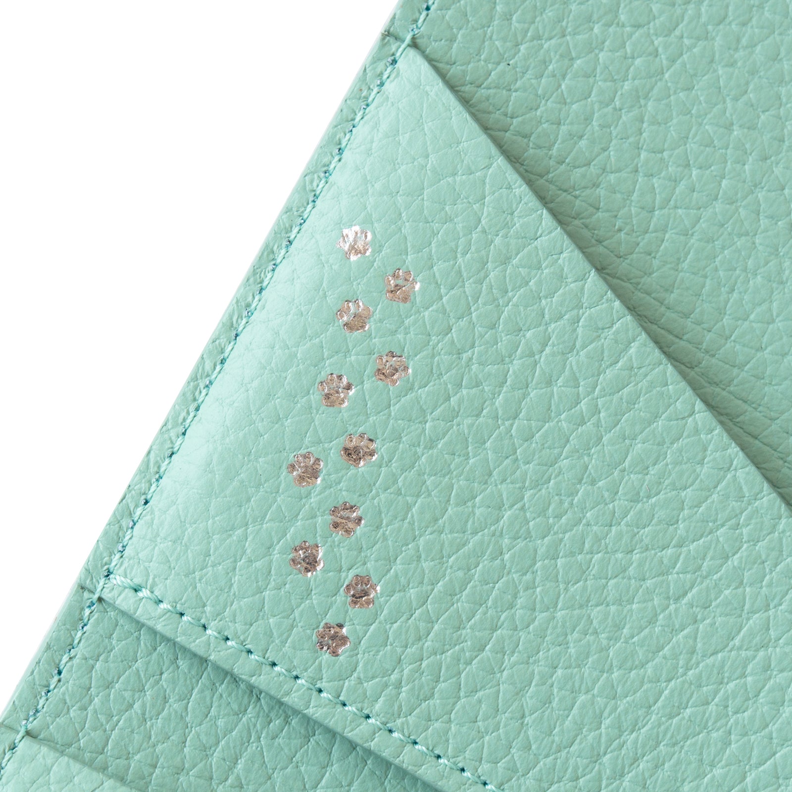 [9/22 (Sun) One-day only, pre-order sales] Handy Wallet Nyapera Cuir Mache / Mint