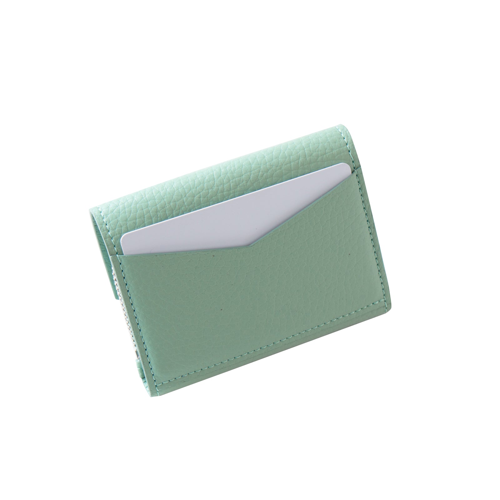 [9/22 (Sun) One-day only, pre-order sales] Handy Wallet Nyapera Cuir Mache / Mint