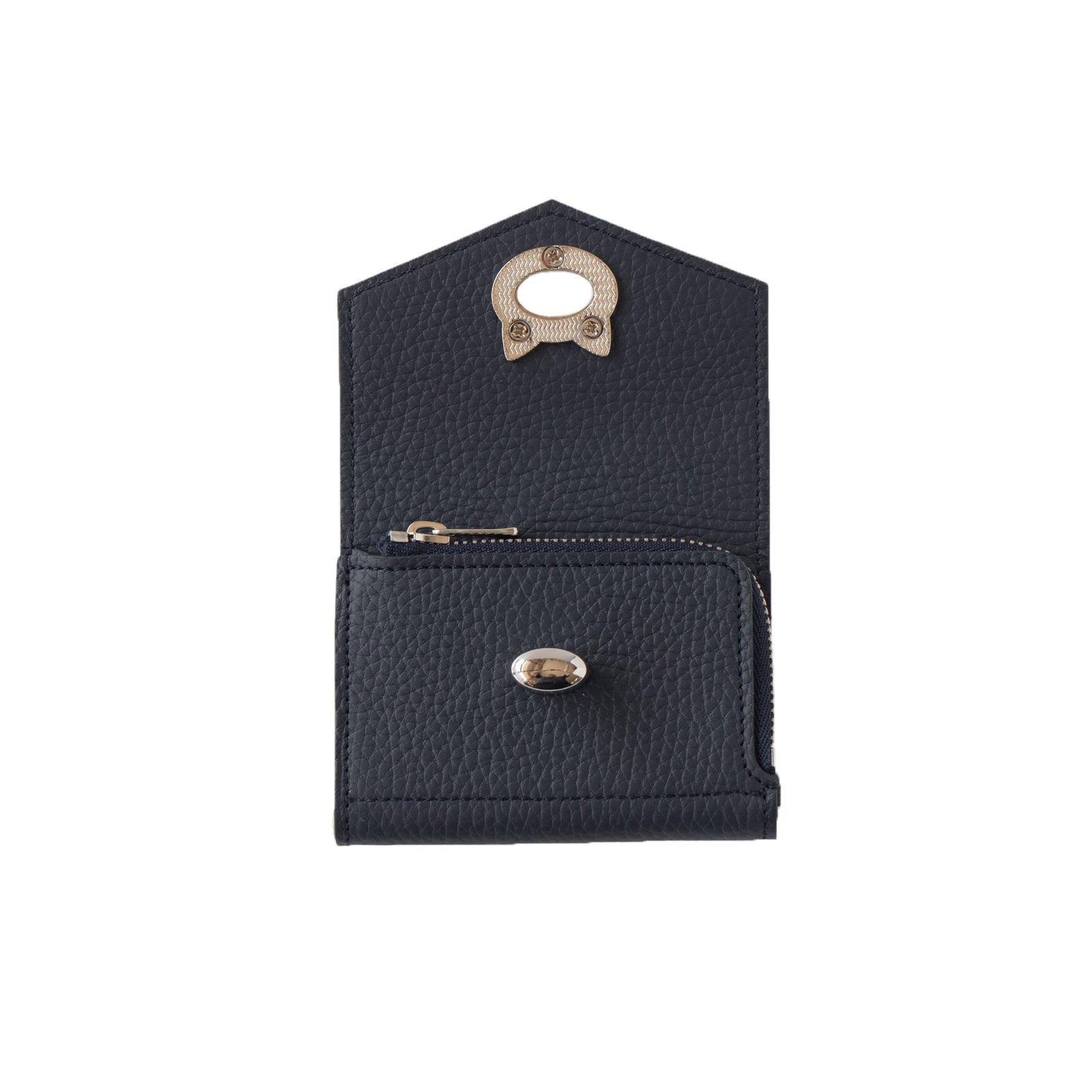 Handy Wallet Nyapela Cuir Mache / Blue Nuit