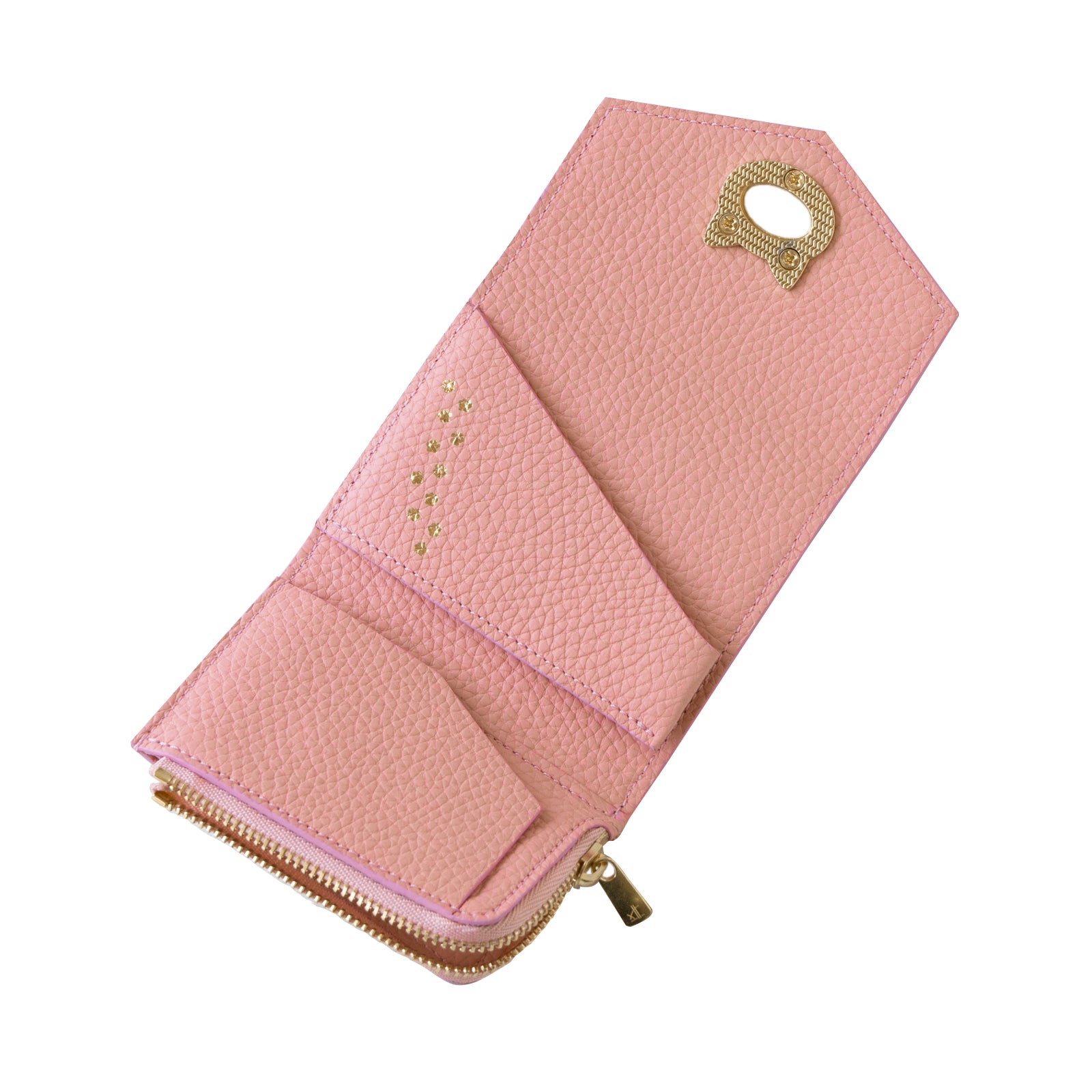 Handy Wallet Nyapera Cuir Mache / Sakura Pink