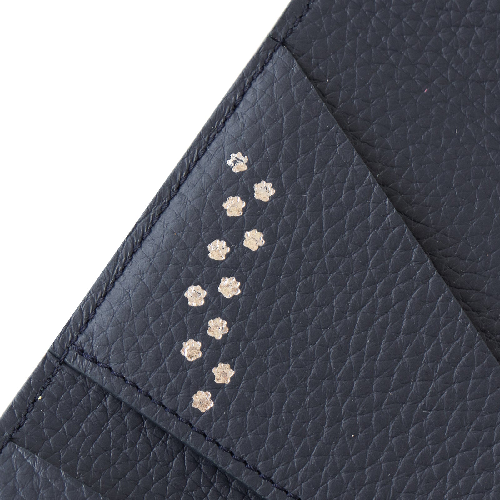 Handy Wallet Nyapela Cuir Mache / Blue Nuit