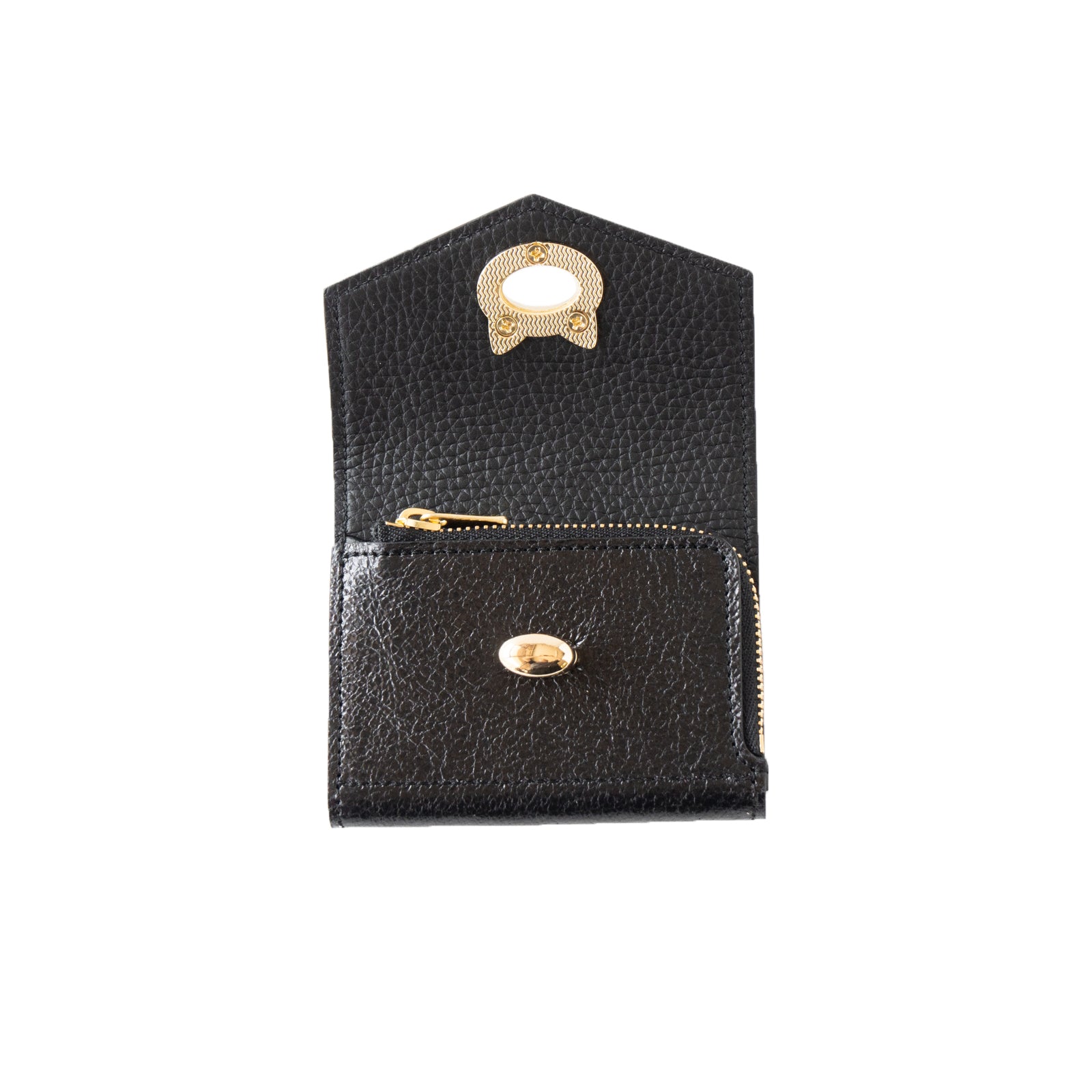 [9/22 (Sun) One-day only, pre-order sale] Handy Wallet - Nyapera Prism Leather / Black