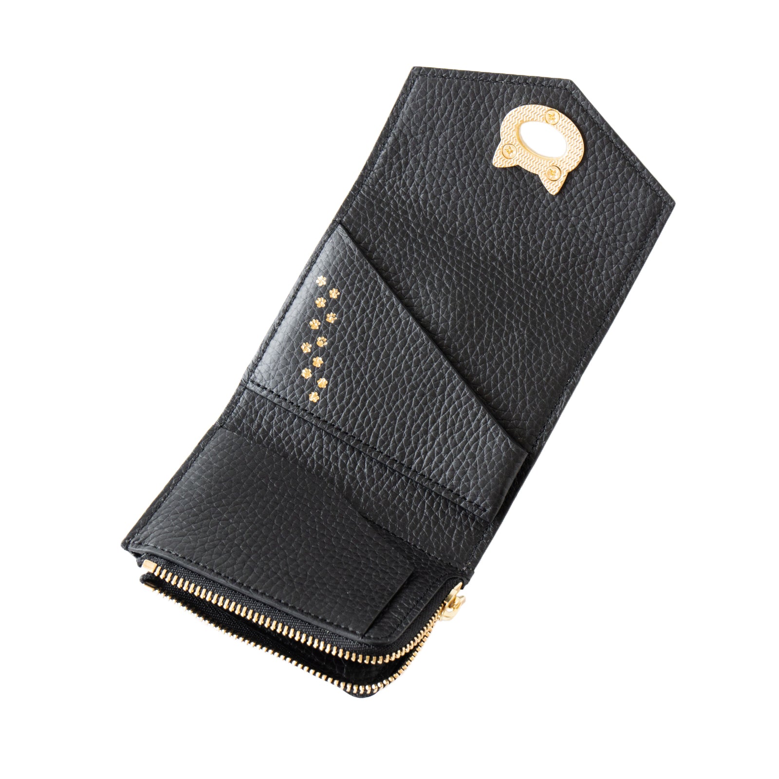 [9/22 (Sun) One-day only, pre-order sale] Handy Wallet - Nyapera Prism Leather / Black