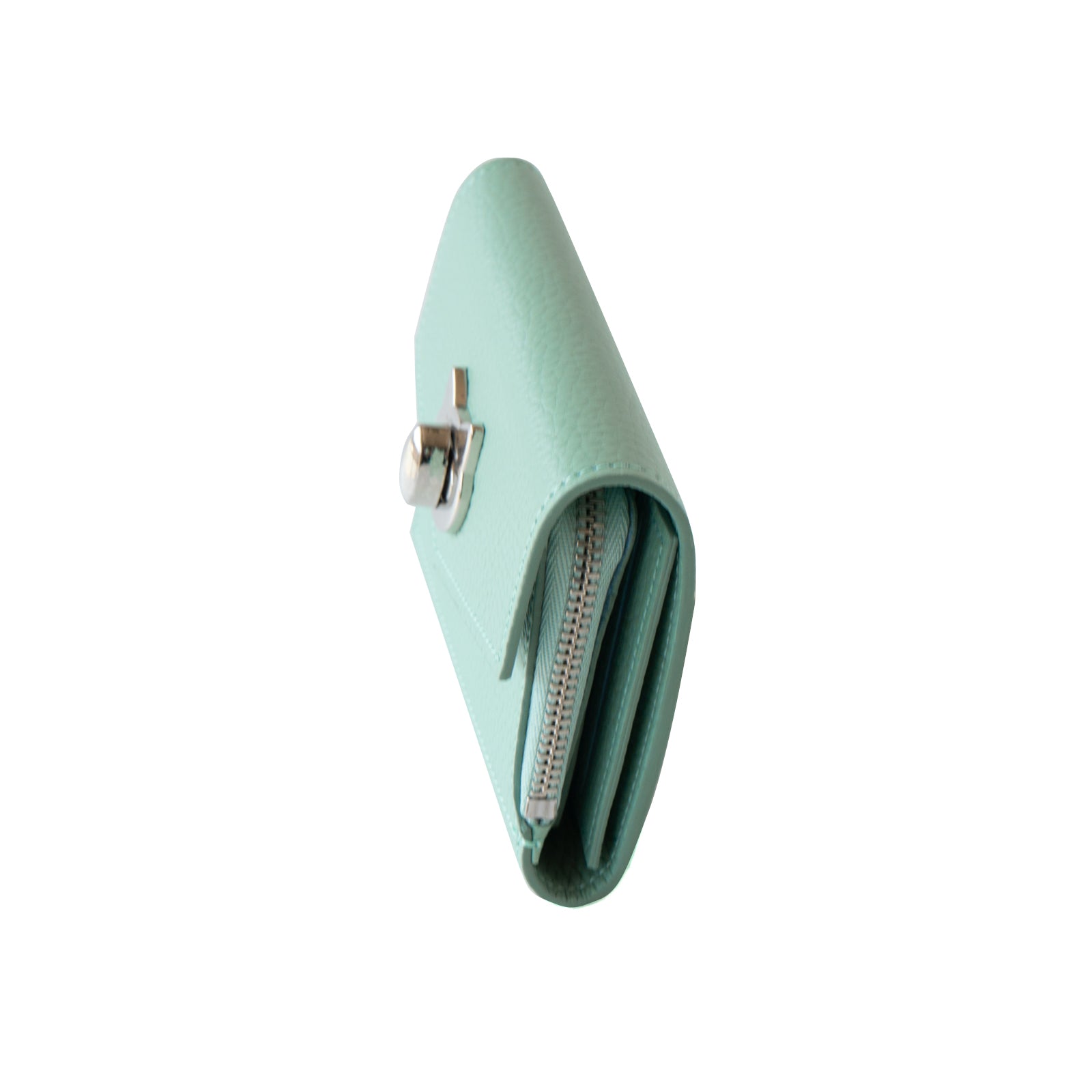 [9/22 (Sun) One-day only, pre-order sale] Handy Wallet Nyapera Grande Cuir Mache / Mint