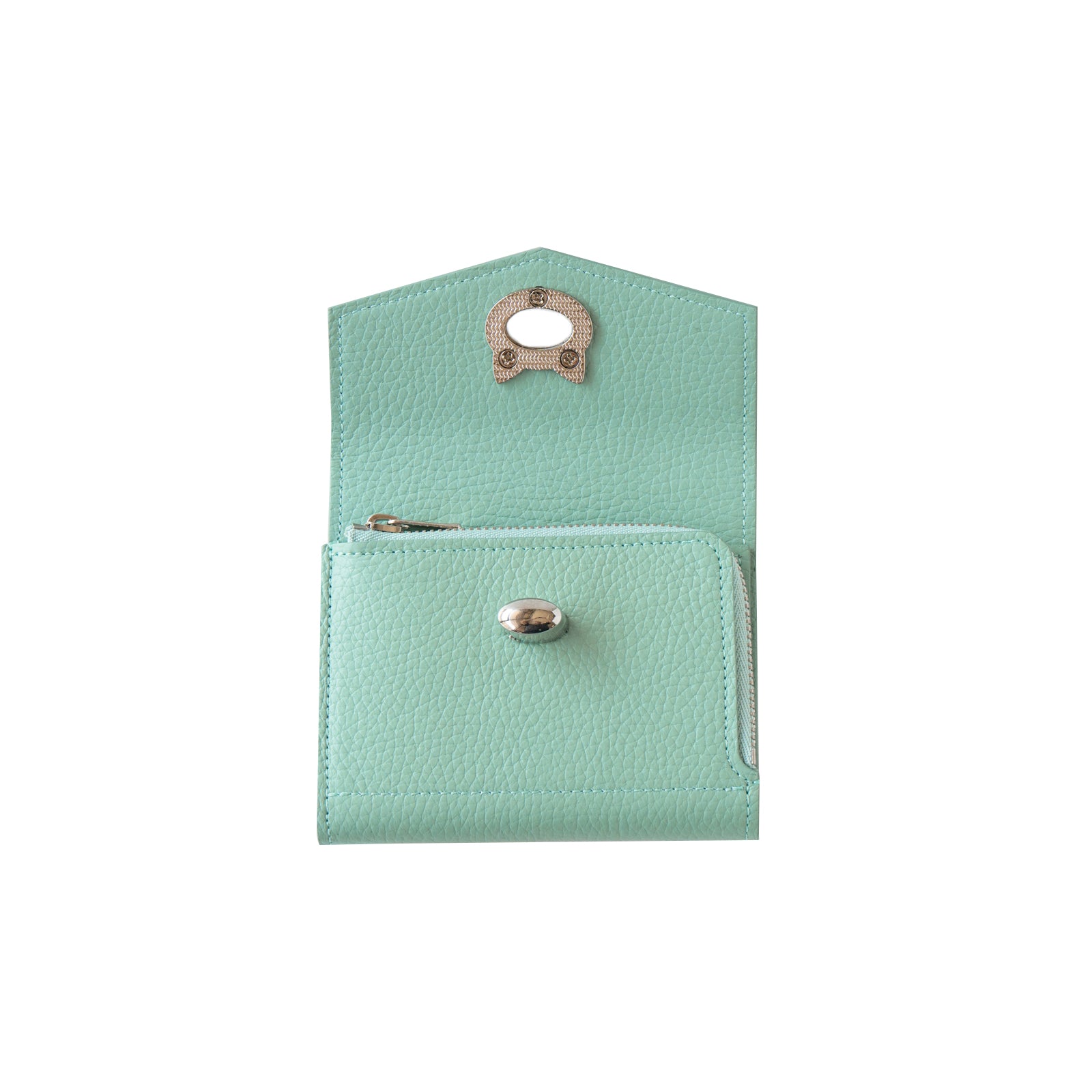 [9/22 (Sun) One-day only, pre-order sale] Handy Wallet Nyapera Grande Cuir Mache / Mint