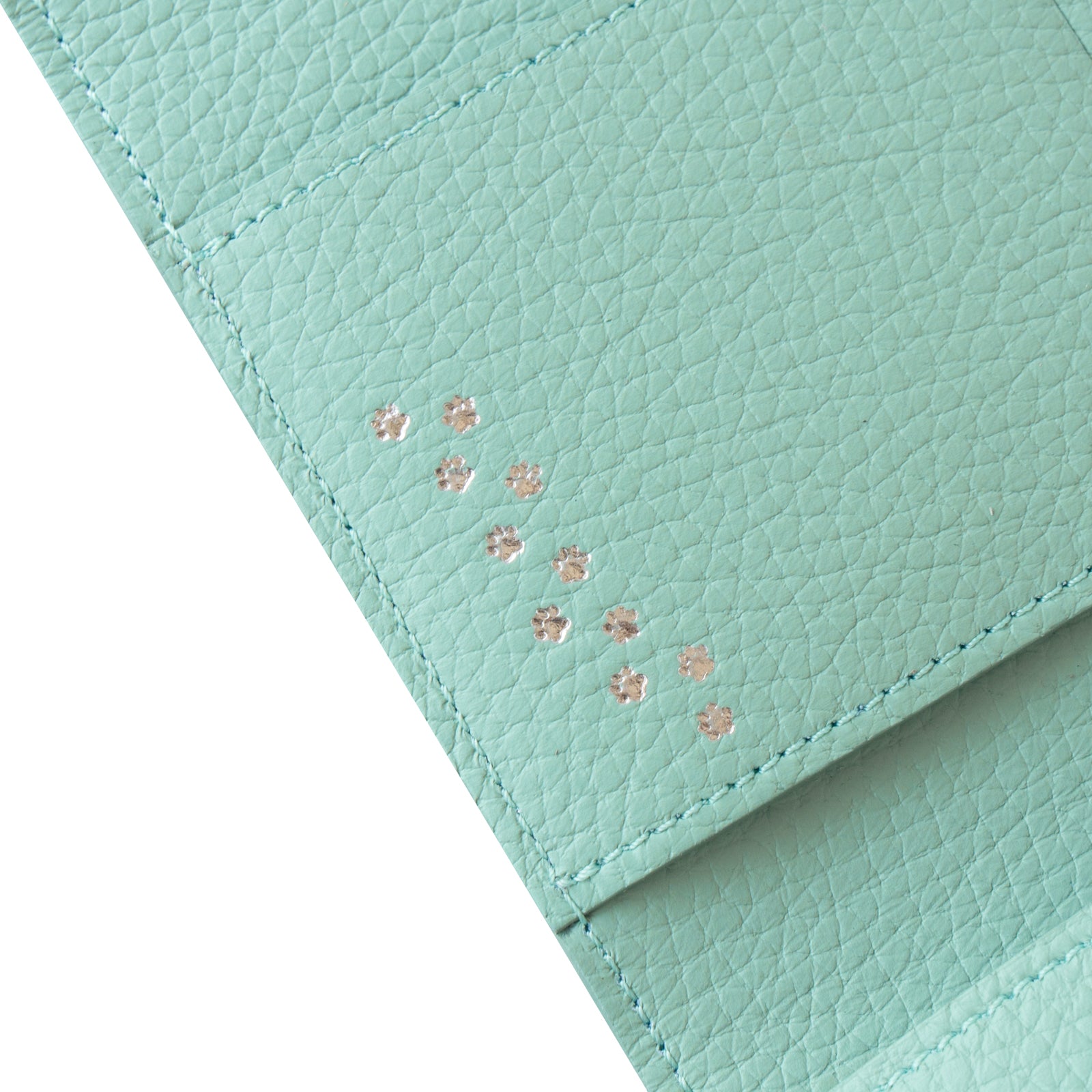 [9/22 (Sun) One-day only, pre-order sale] Handy Wallet Nyapera Grande Cuir Mache / Mint