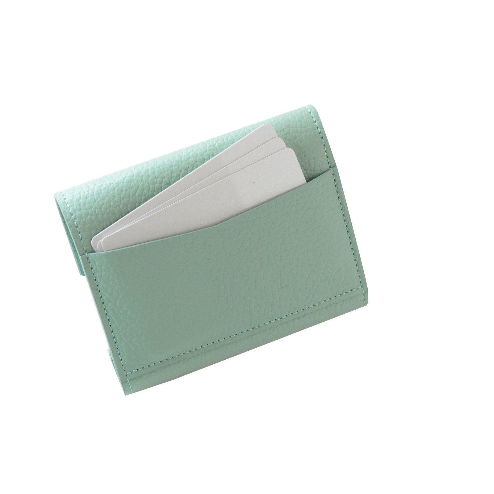 [9/22 (Sun) One-day only, pre-order sale] Handy Wallet Nyapera Grande Cuir Mache / Mint