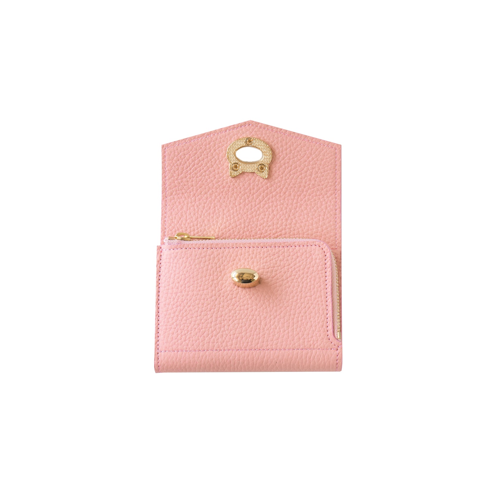 [9/22 (Sun) One-day only, pre-order sales] Handy Wallet Nyapera Grande Cuir Mache / Sakura Pink