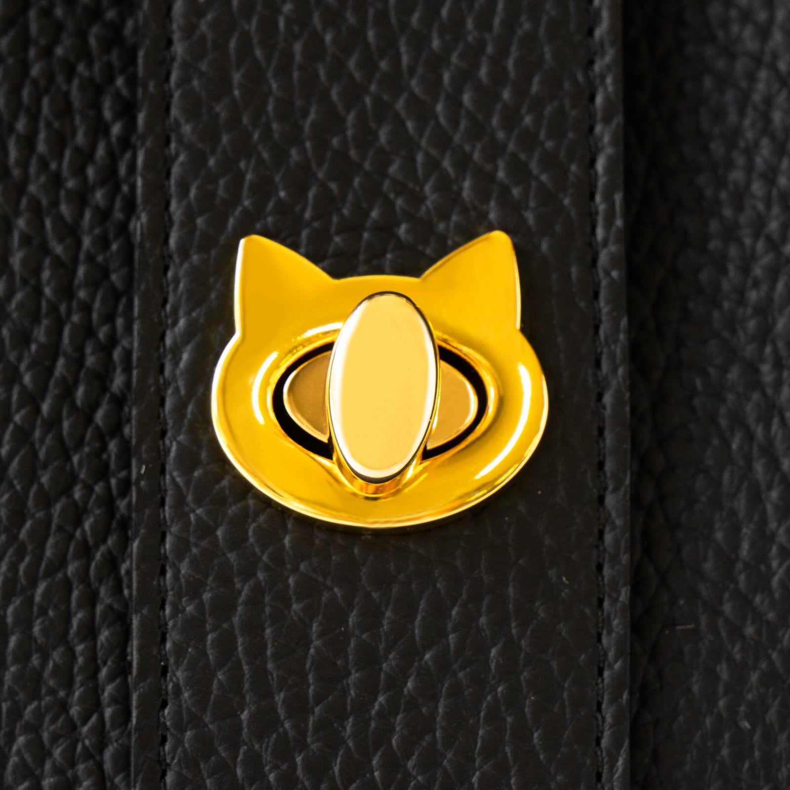 【数量限定】バゲットバッグ・PAW グランデ     キュイール・マッシュ  /  ブラック [選べる金具]