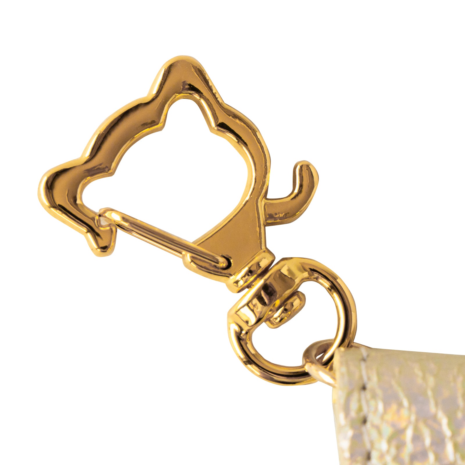 [8/7 (Thu) 22:00 ~ 26-hour limited sale] Frunya Nano Prism Leather Flap Key Ring / Aurora Yellow
