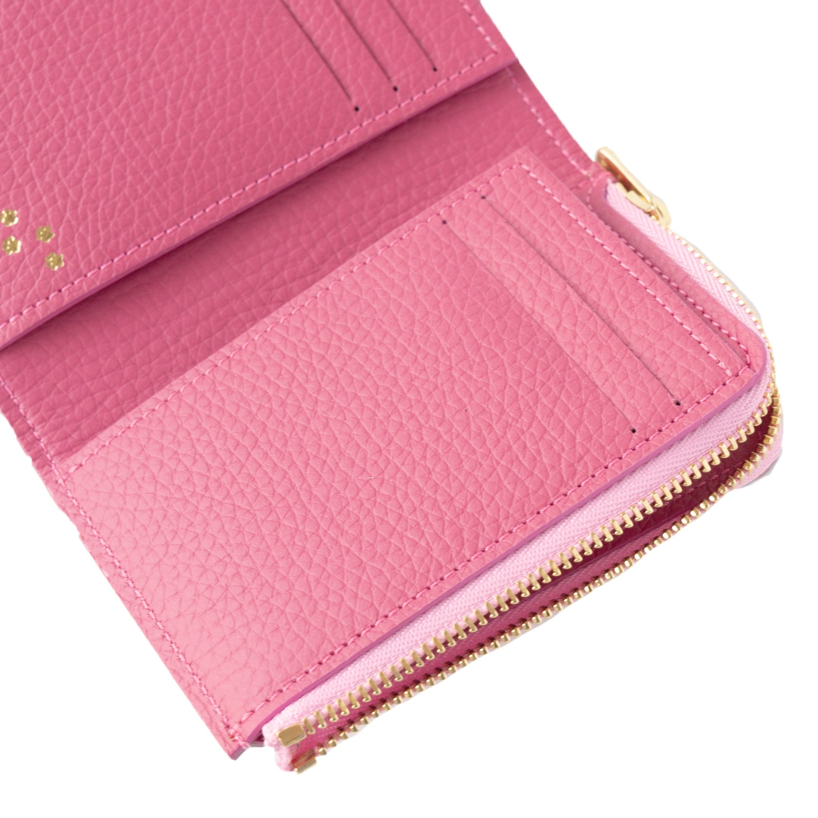 [9/22 (Sun) One-day only, pre-order sale] Handy Wallet - Nyapera Grande Prism Leather / Aurora Rose