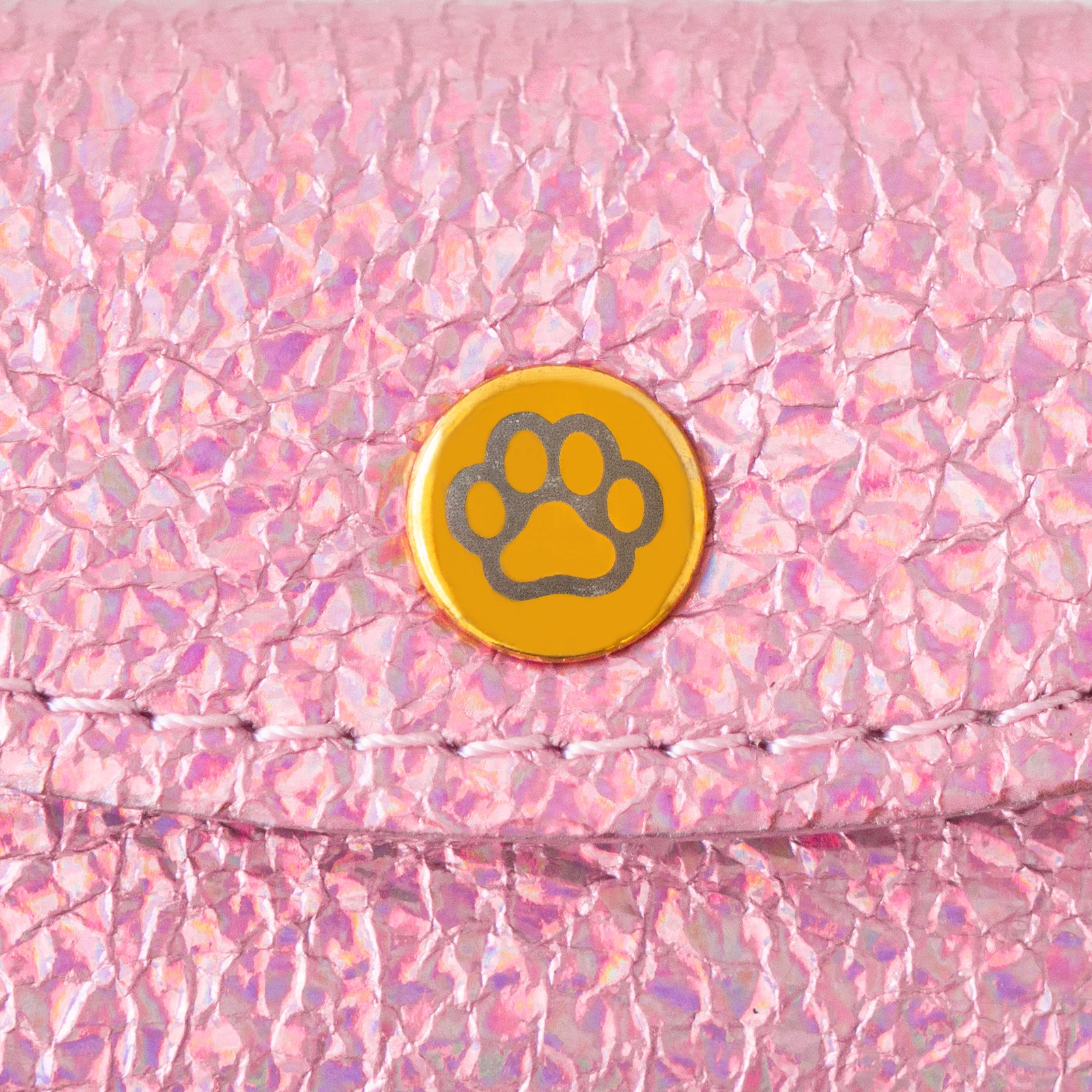 [8/7 (Thu) 22:00 ~ 26-hour limited sale] Frunya Nano Prism Leather Flap Key Ring / Aurora Rose