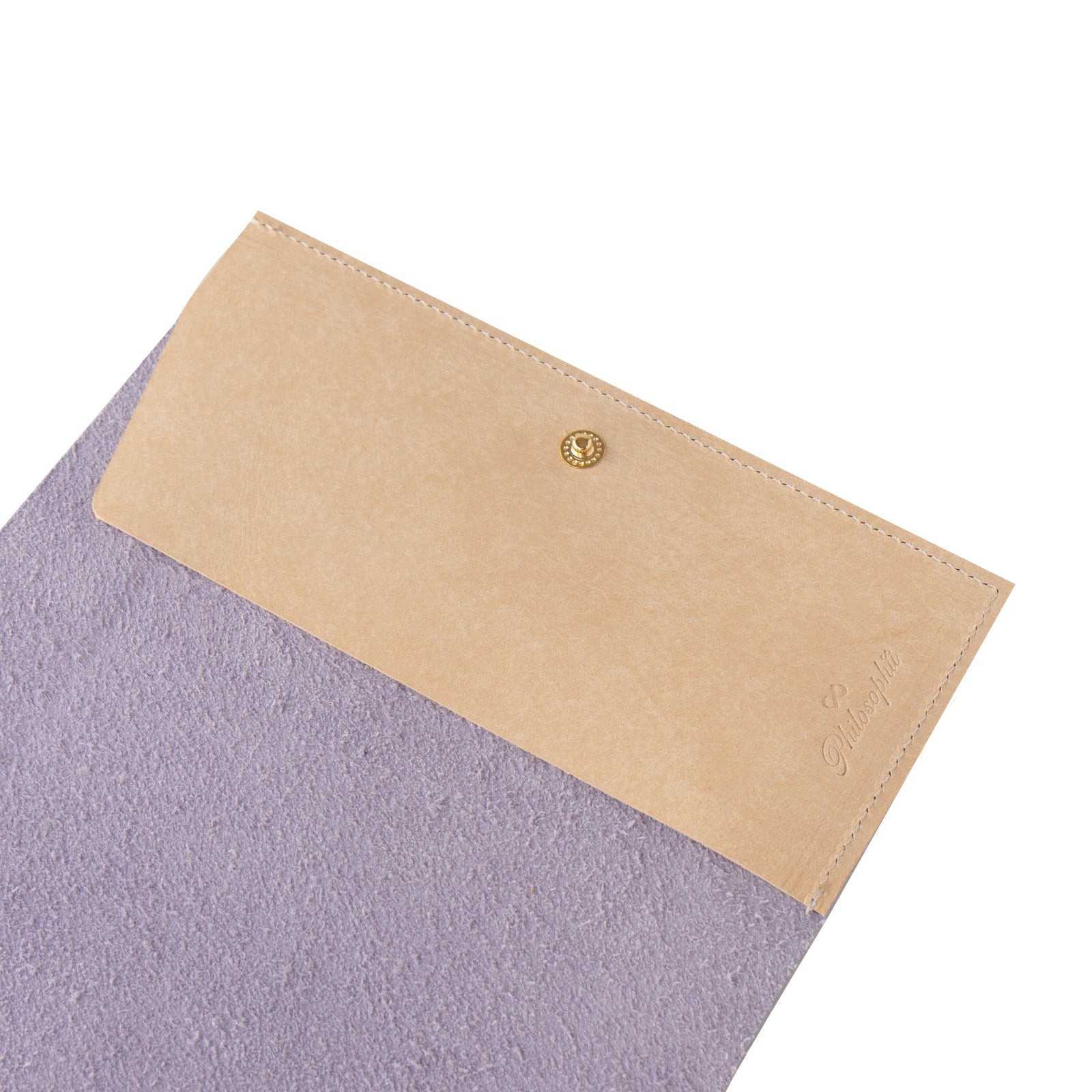 [10/8 (Tue) 1-day limited pre-order sale] Neko Help notebook cover Cuir Minerva / Lavender