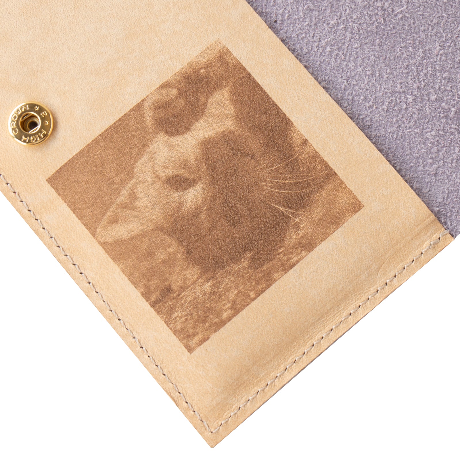 [10/8 (Tue) 1-day limited pre-order sale] Neko Help notebook cover Cuir Minerva / Lavender