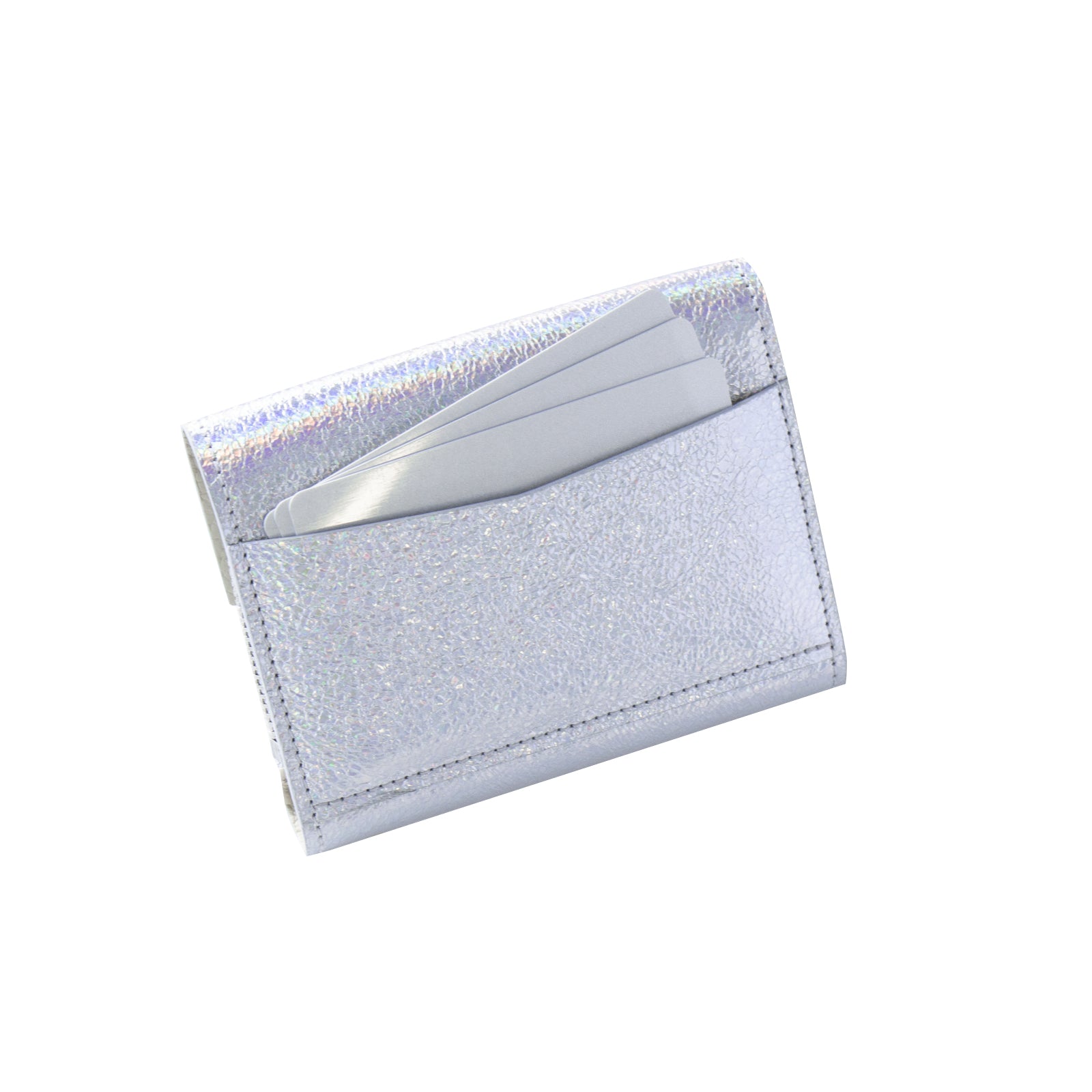 [Resale on Friday, November 22nd] Handy Wallet - Nyapera Grande Prism Leather / Aurora Silver