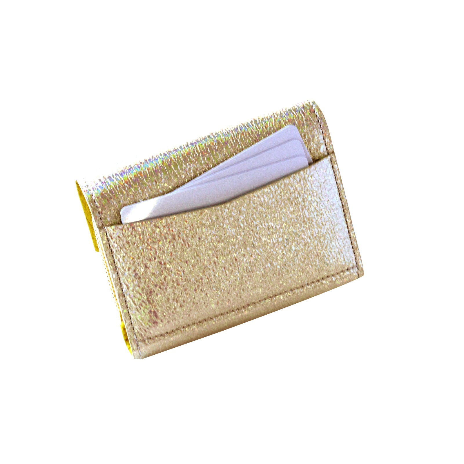 [Resale on Friday, November 22nd] Handy Wallet - Nyapera Grande Prism Leather / Aurora Yellow