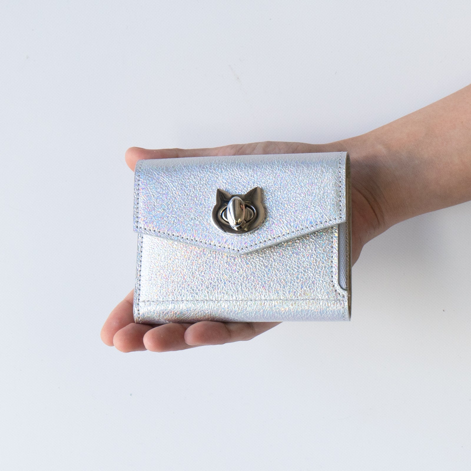 [9/22 (Sun) One-day only, pre-order sales] Handy Wallet Nyapela Grande Cuir Mache / Blue Nuit