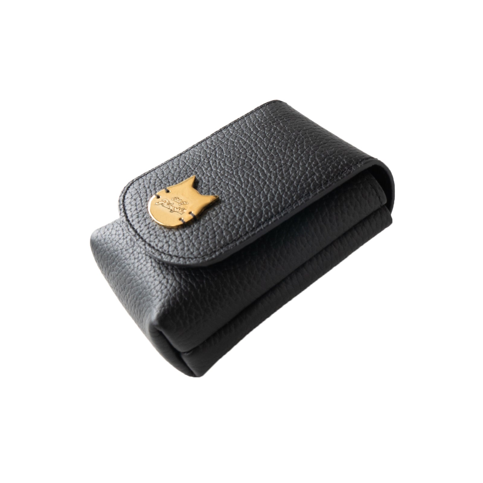 [10/22 (Tue) 1-day limited pre-order sale] CAT Lip Case (3-piece type) Cuir Mache / Black