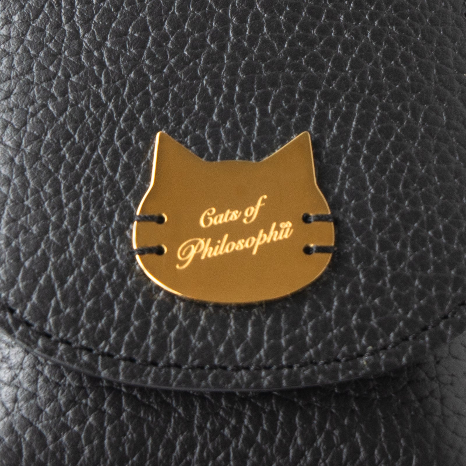 [10/22 (Tue) 1-day limited pre-order sale] CAT Lip Case (3-piece type) Cuir Mache / Black