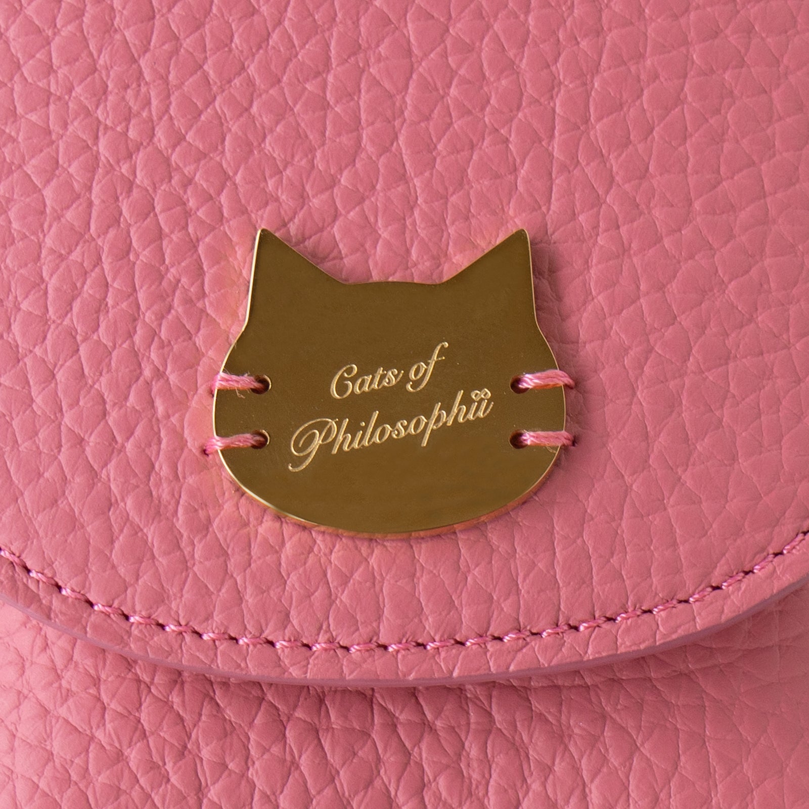 [10/22 (Tue) 1-day limited pre-order sale] CAT lip case (3-piece type) Cuir Mache / Cherry Pink