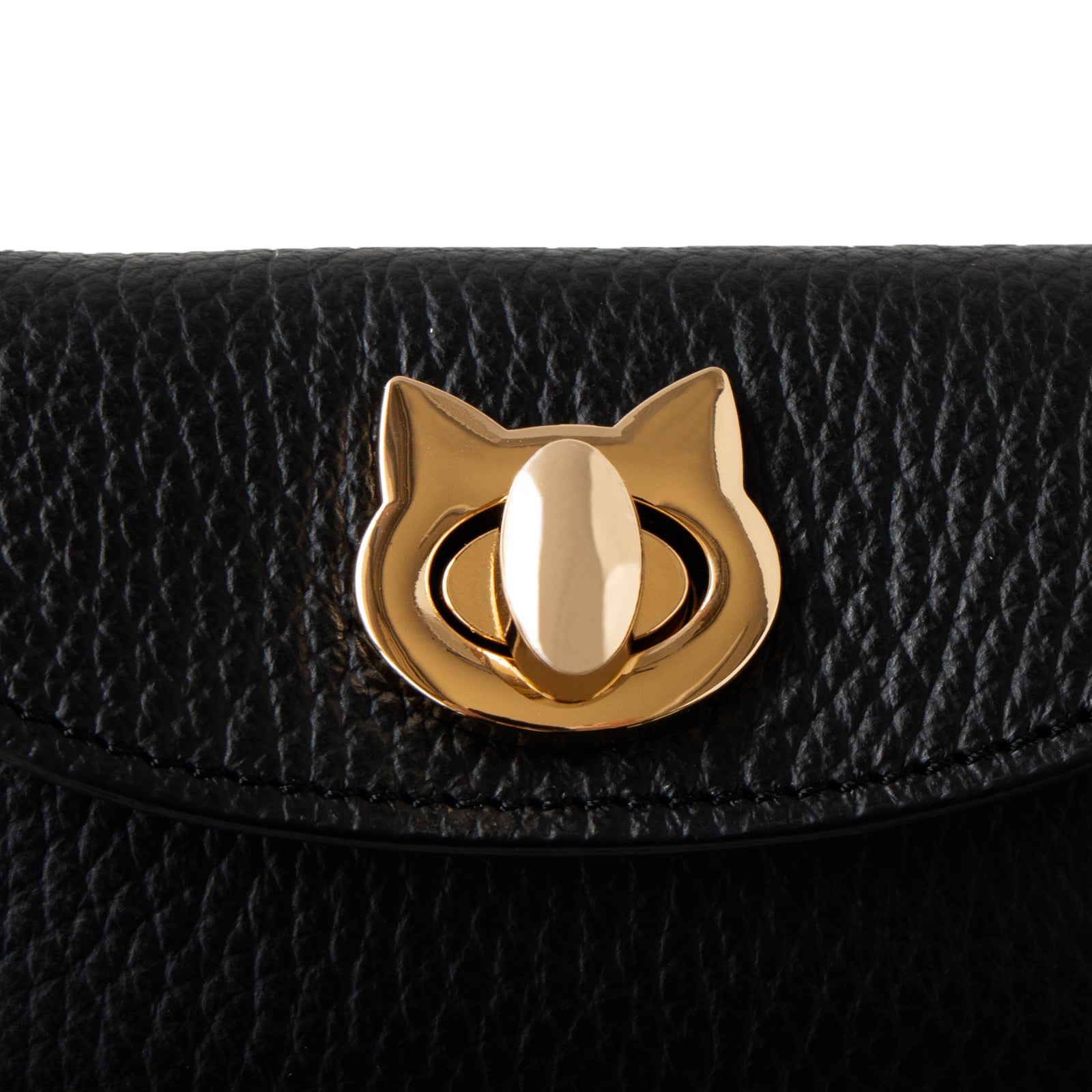 [10/8 (Tue) One-day only, pre-order sale] Flap Wallet Furnya Mini Cuir Mash / Black