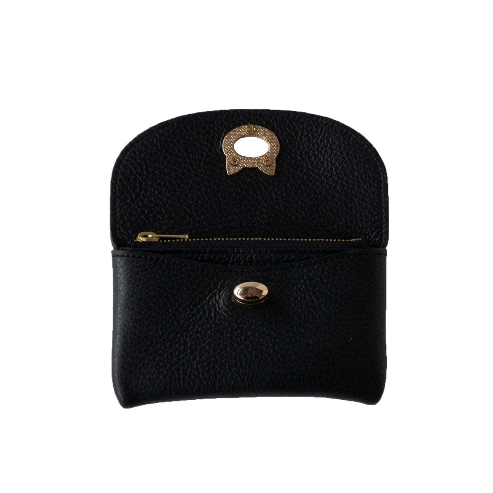 [10/8 (Tue) One-day only, pre-order sale] Flap Wallet Furnya Medium Cuir Mash / Black