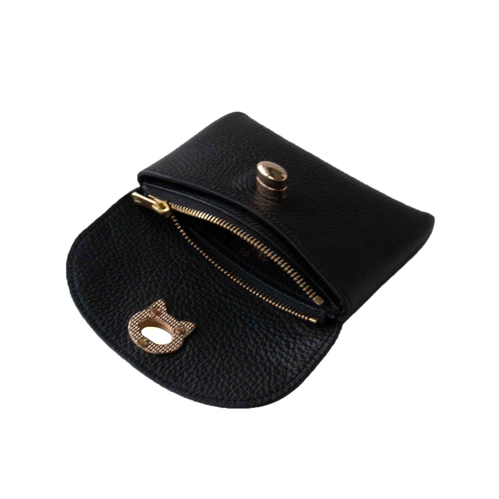 [10/8 (Tue) One-day only, pre-order sale] Flap Wallet Furnya Medium Cuir Mash / Black